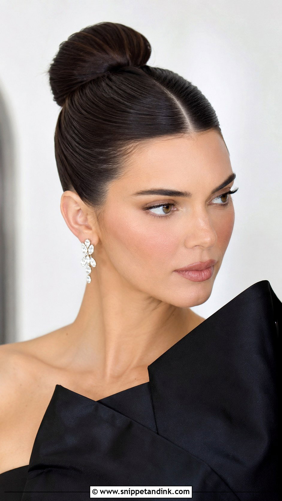 Sleek Ballerina Bun Updo - Snippet and Ink - 30 Bridal Hair Updo Ideas