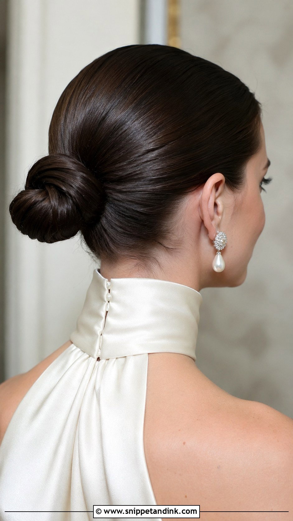 Sleek Ballet Bun - Snippet and Ink - 20 Bridal Guest Hairstyles