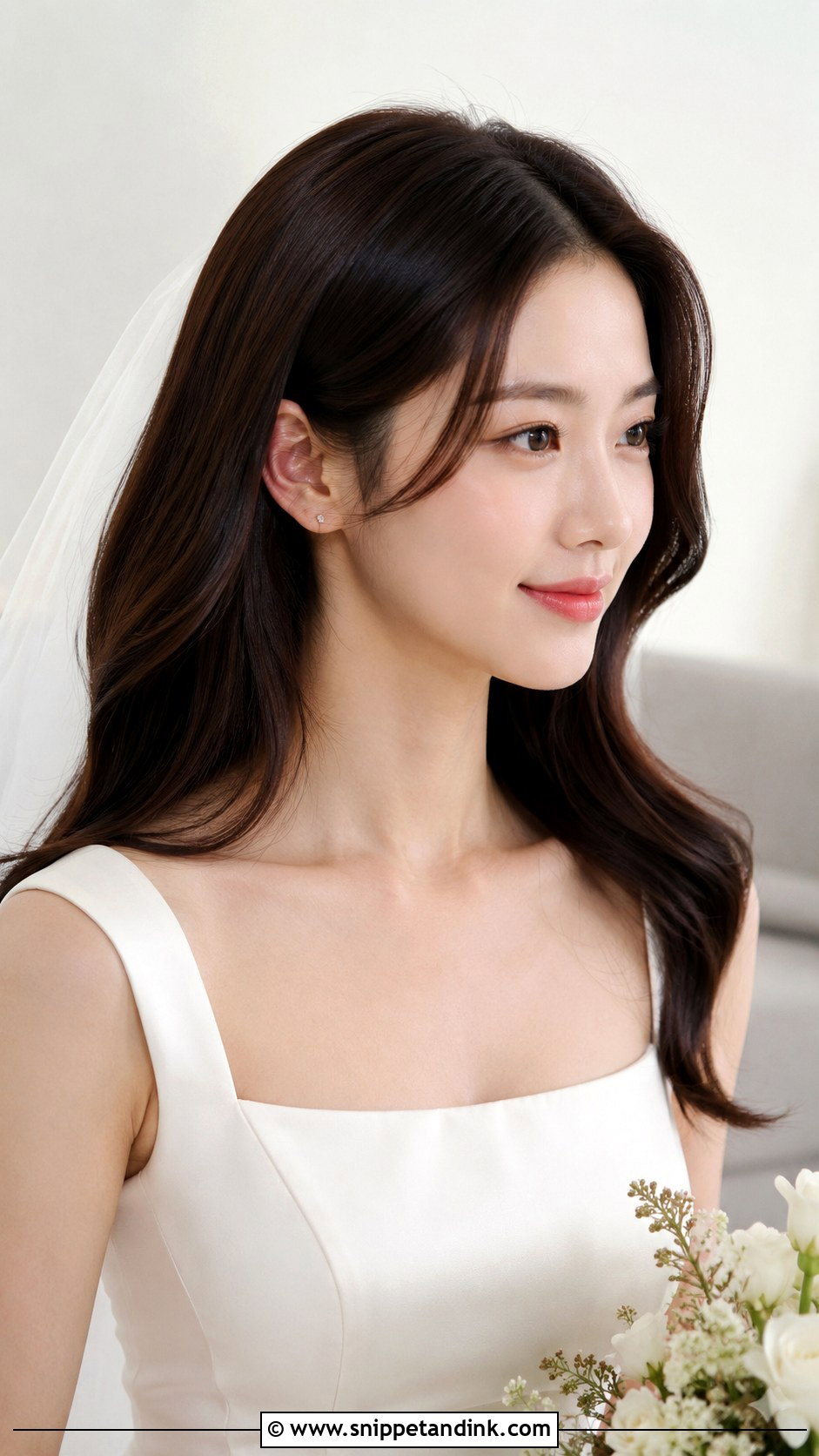 Sleek Blowout Wedding Hairstyle - Snippet and Ink - 20 Blowout Wedding Hairstyles