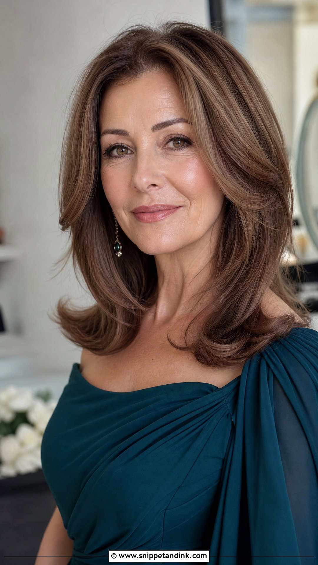 Sleek Blowout for Mother of the Bride - Snippet and Ink - 20 Hair for Mother of the Bride Ideas