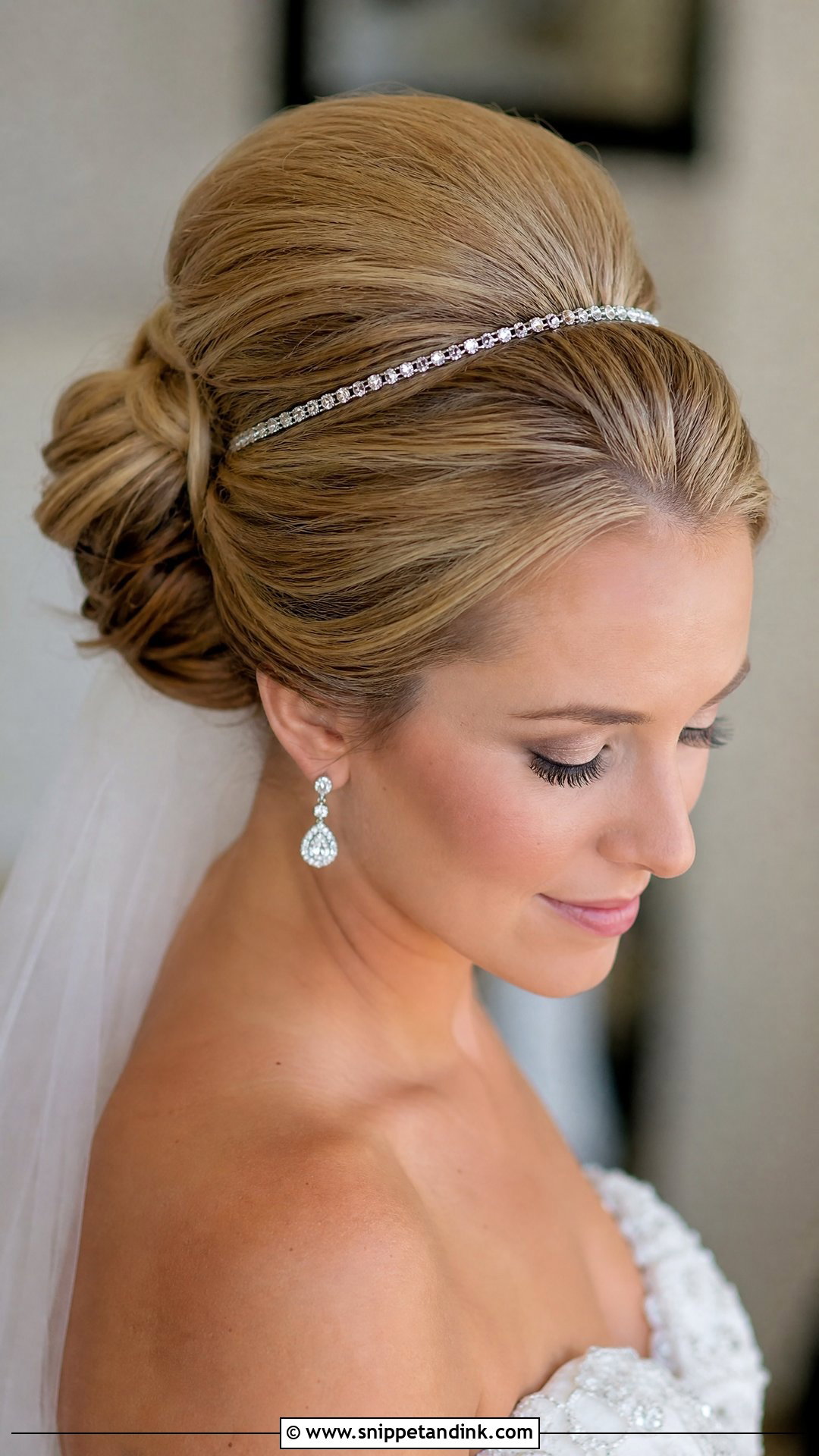 Sleek Bouffant Updo - Snippet and Ink - 25 60s Wedding Hair Ideas