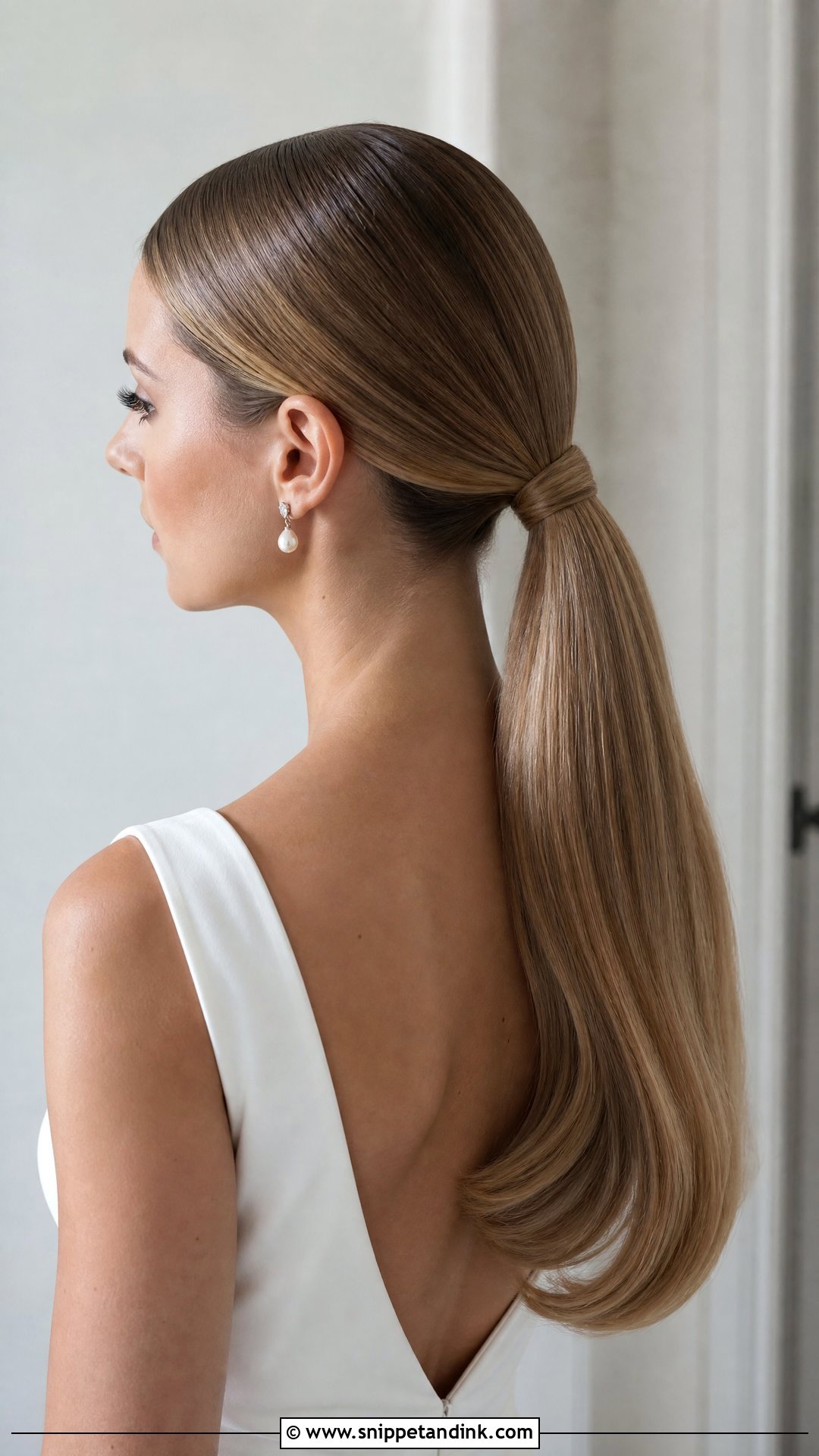 Sleek Bridal Ponytail - Snippet and Ink - 15 2025 Bridal Hairstyles