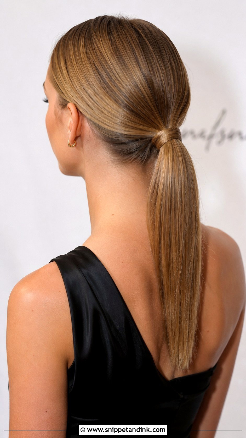 Sleek Bridesmaid Ponytail Updo - Snippet and Ink - 20 Bridesmaid Hair Updo Ponytail Ideas