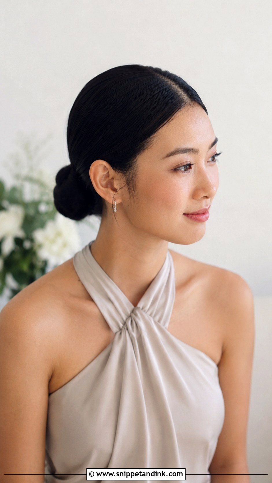 Sleek Bun Bridesmaid Hair - Snippet and Ink - 20 Wedding Bridesmaids Hair Ideas