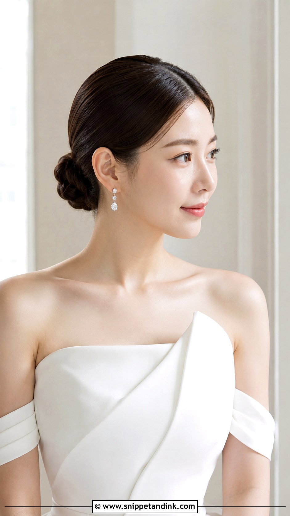 Sleek Bun Prewedding Hairdo - Snippet and Ink - 15 Prewedding Hairdo Ideas