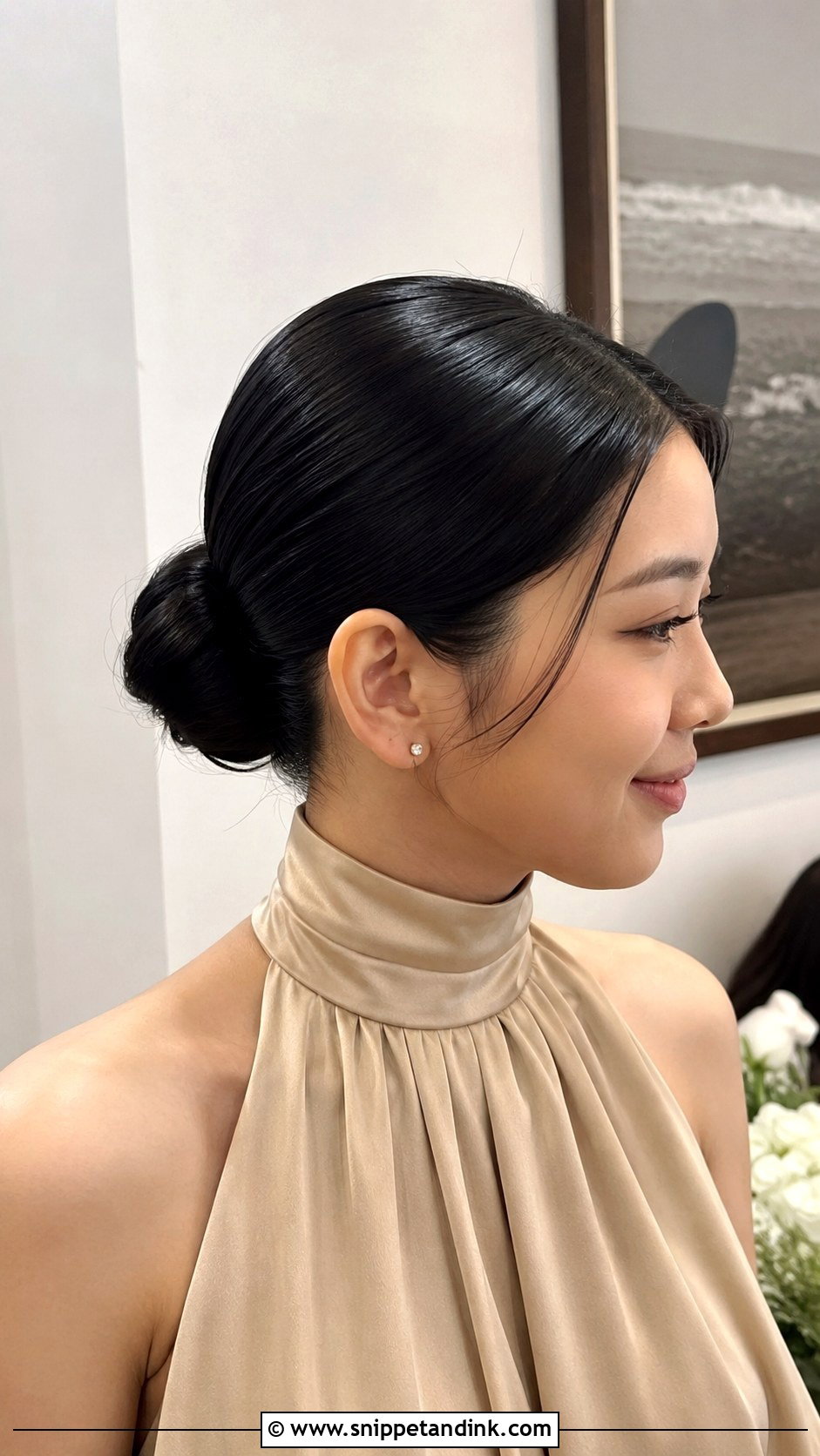 Sleek Bun Wedding Guest Hair - Snippet and Ink - 20 Hair Do Wedding Guest Ideas