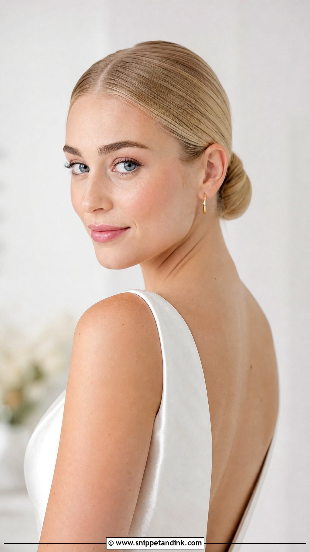 Sleek Bun Wedding Updo - Snippet and Ink - 15 Cute Updos for Wedding