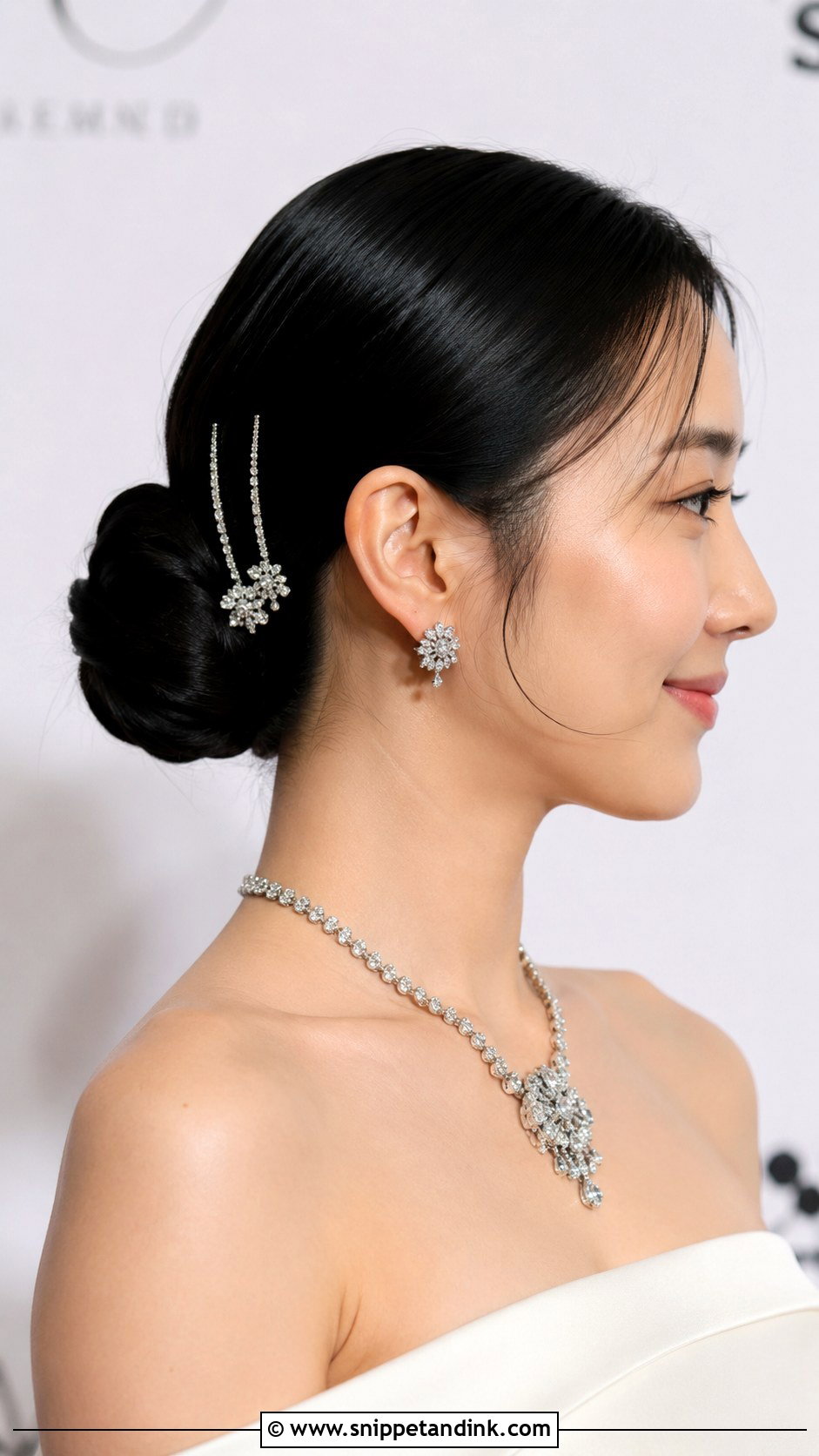 Sleek Bun for Wedding Guest - Snippet and Ink - 35 Hairstyles for Wedding Guest