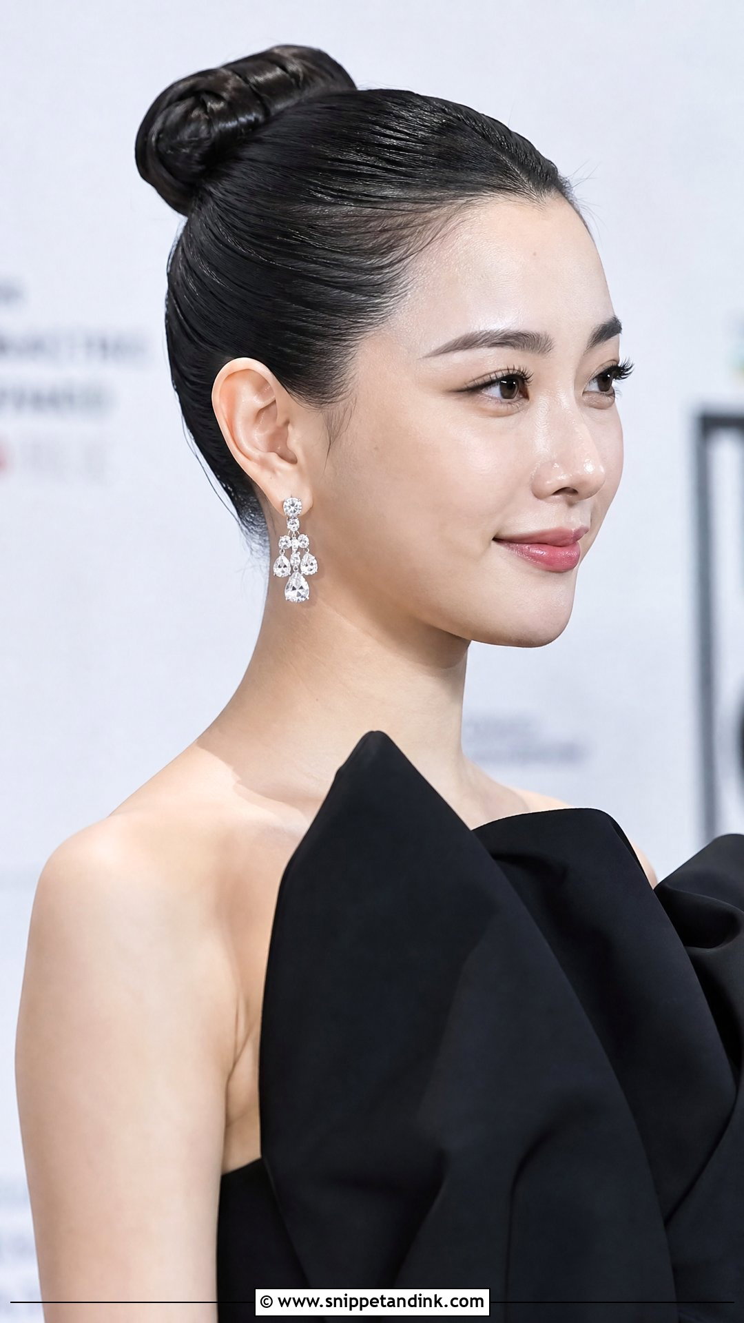 Sleek Bun for Wedding Guest - Snippet and Ink - 20 Bun for Wedding Guest Ideas