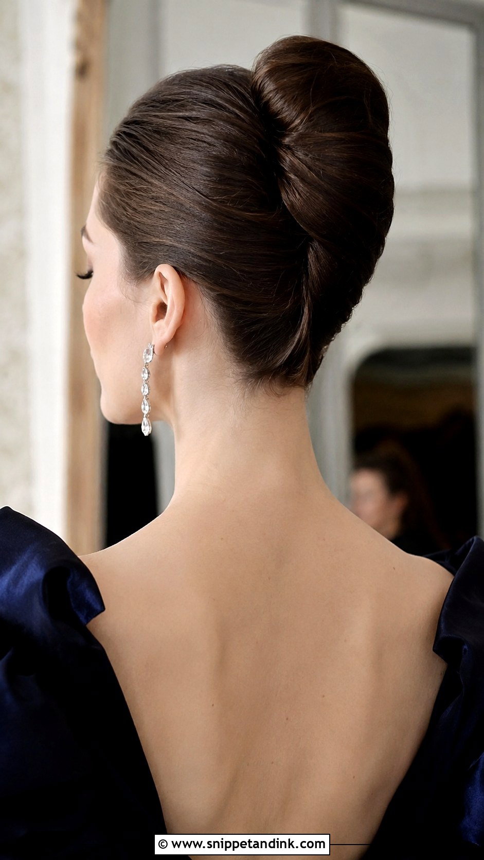 Sleek Chignon - Snippet and Ink - 25 Wedding Buns