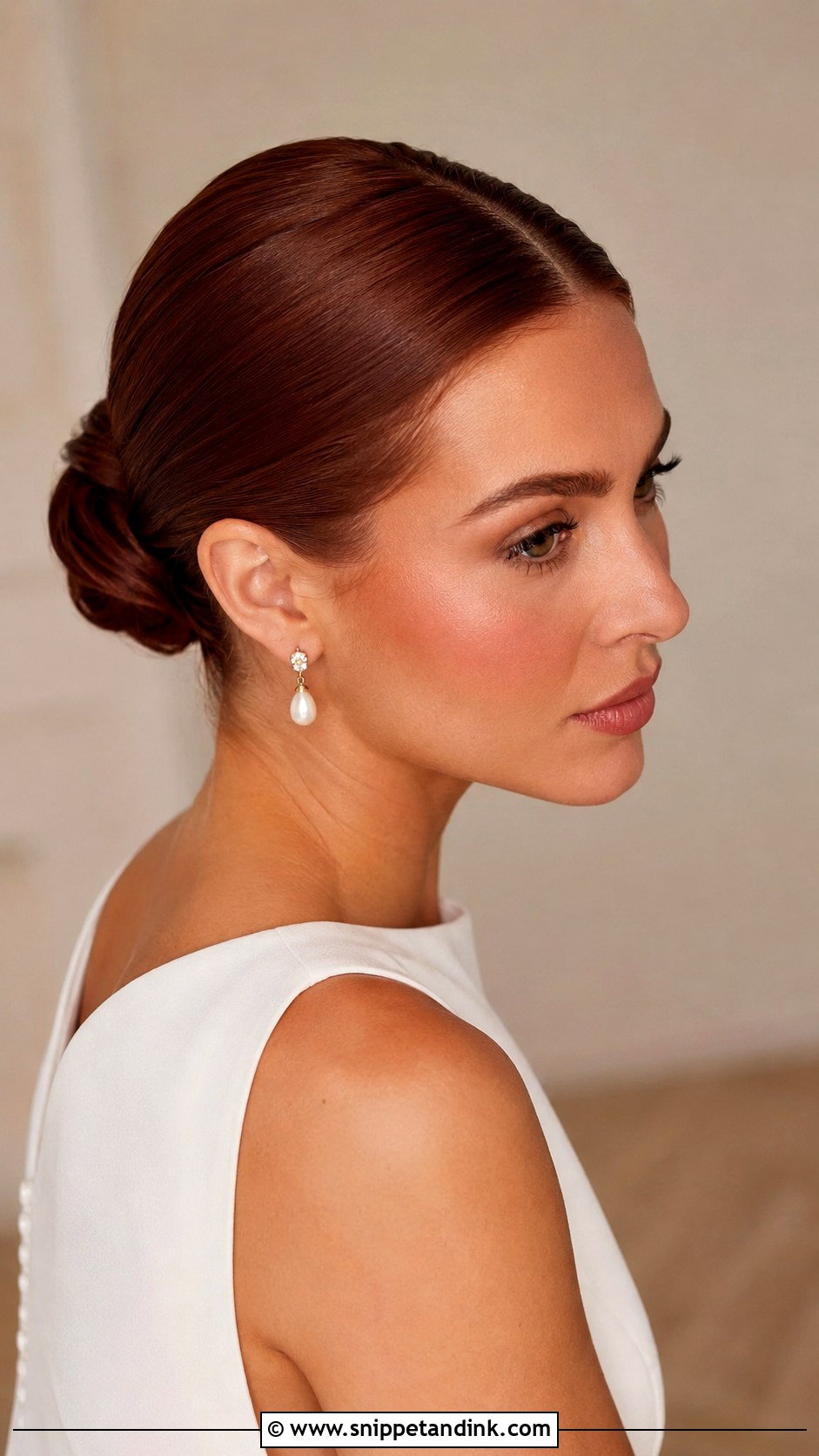 Sleek Chignon Wedding Hair - Snippet and Ink - 15 Hair Styles Ideas for Wedding