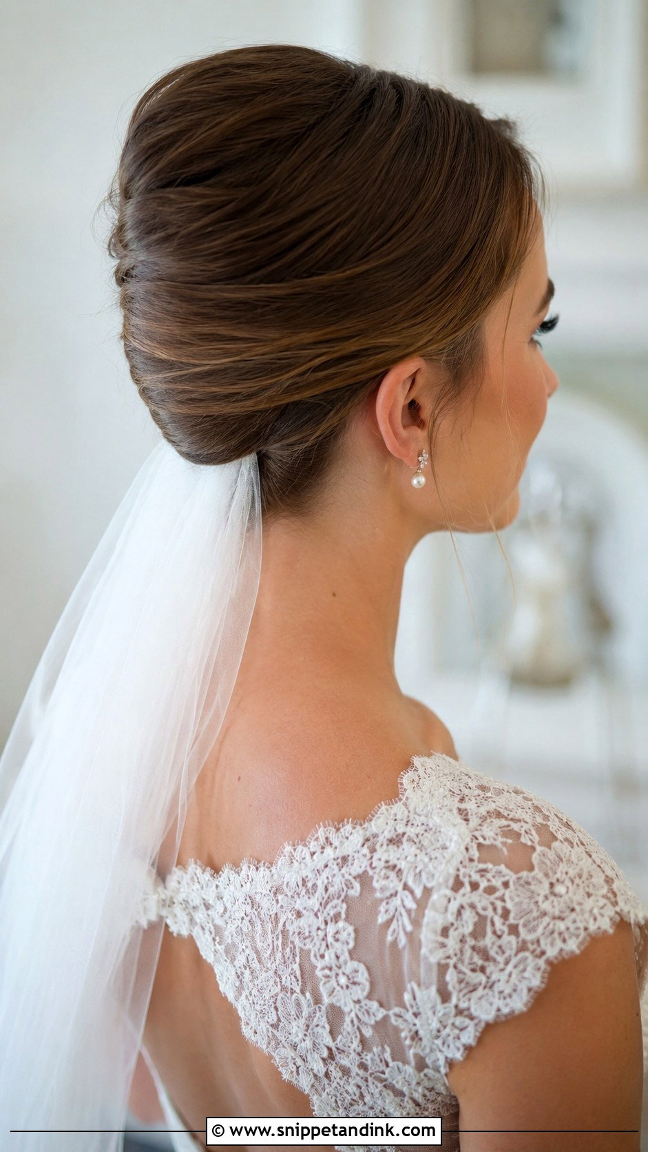 Sleek French Twist - Snippet and Ink - 20 Sleek Wedding Hairstyles