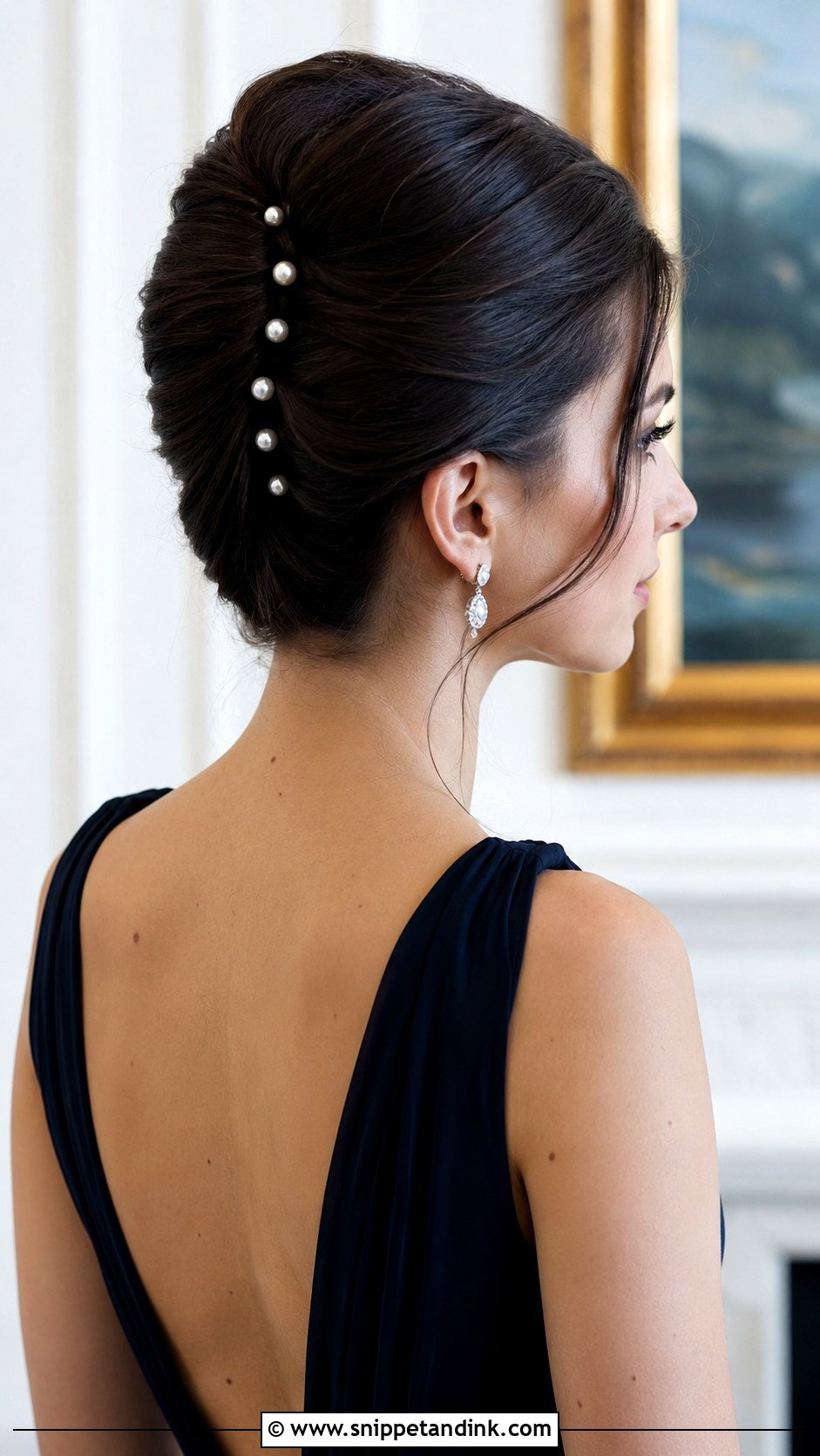 Sleek French Twist - Snippet and Ink - 25 Mom Hairstyles for Wedding