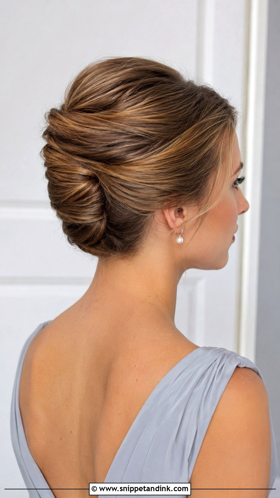 Sleek French Twist Bridesmaid Hair - Snippet and Ink - 20 Sleek Bridesmaid Hair Ideas
