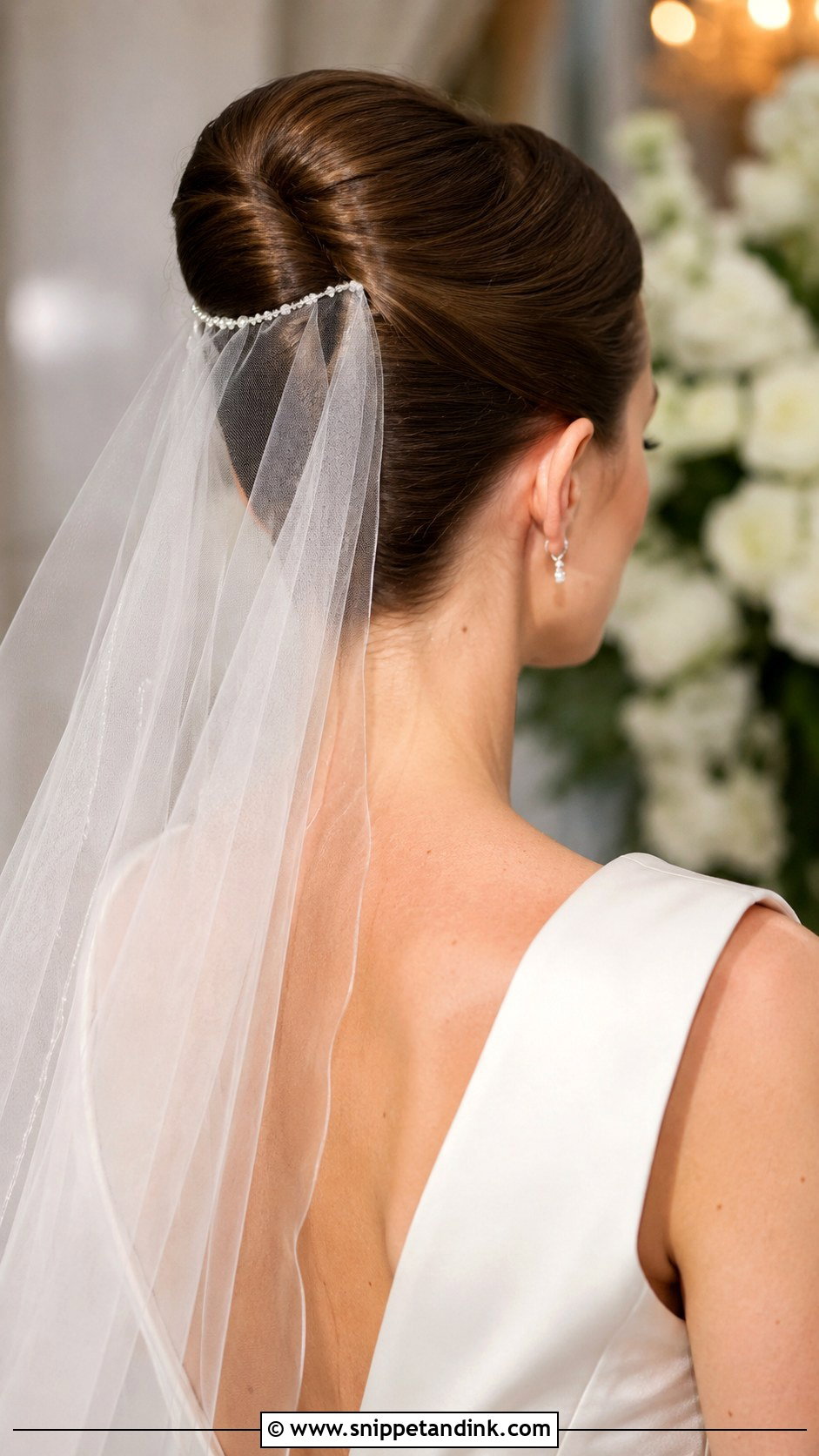 Sleek French Twist Updo - Snippet and Ink - 25 Wedding Hair Looks