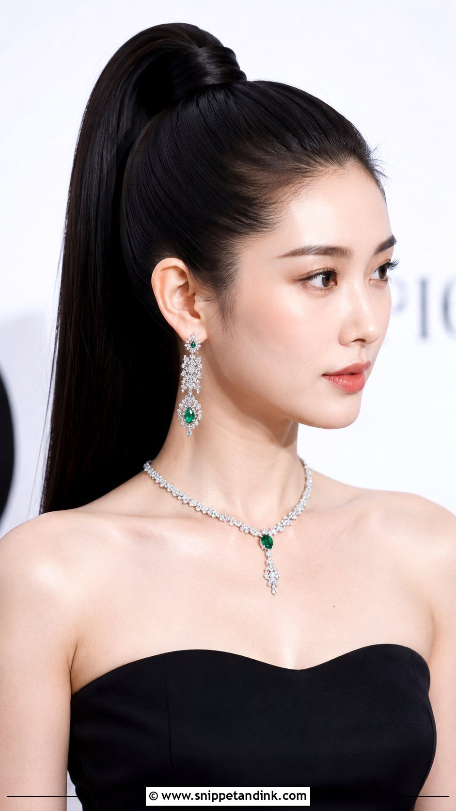 Sleek High Ponytail - Snippet and Ink - 35 Bridal Hairstyles