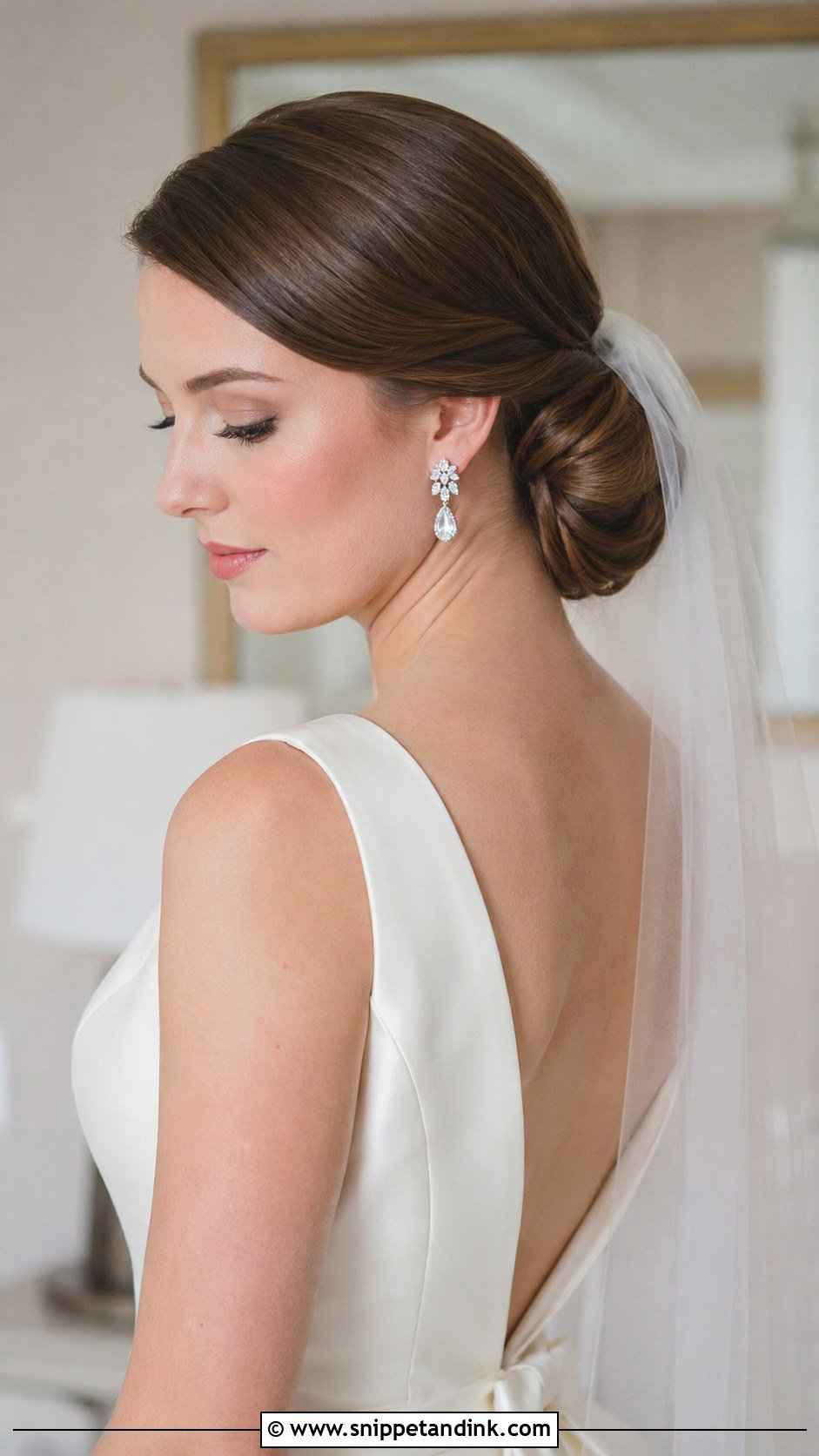 Sleek High Ponytail Wedding Hairstyle - Snippet and Ink - 20 Unique Wedding Hair Ideas