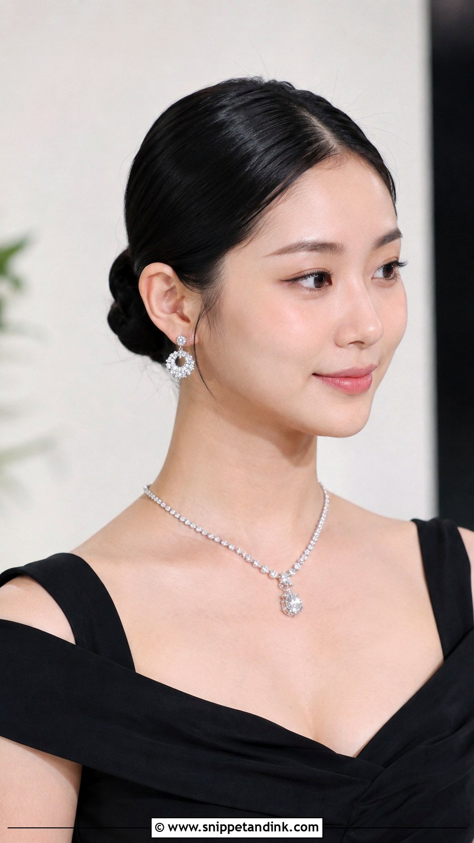 Sleek Low Bun - Snippet and Ink - 20 Medium Maid of Honor Hairstyles