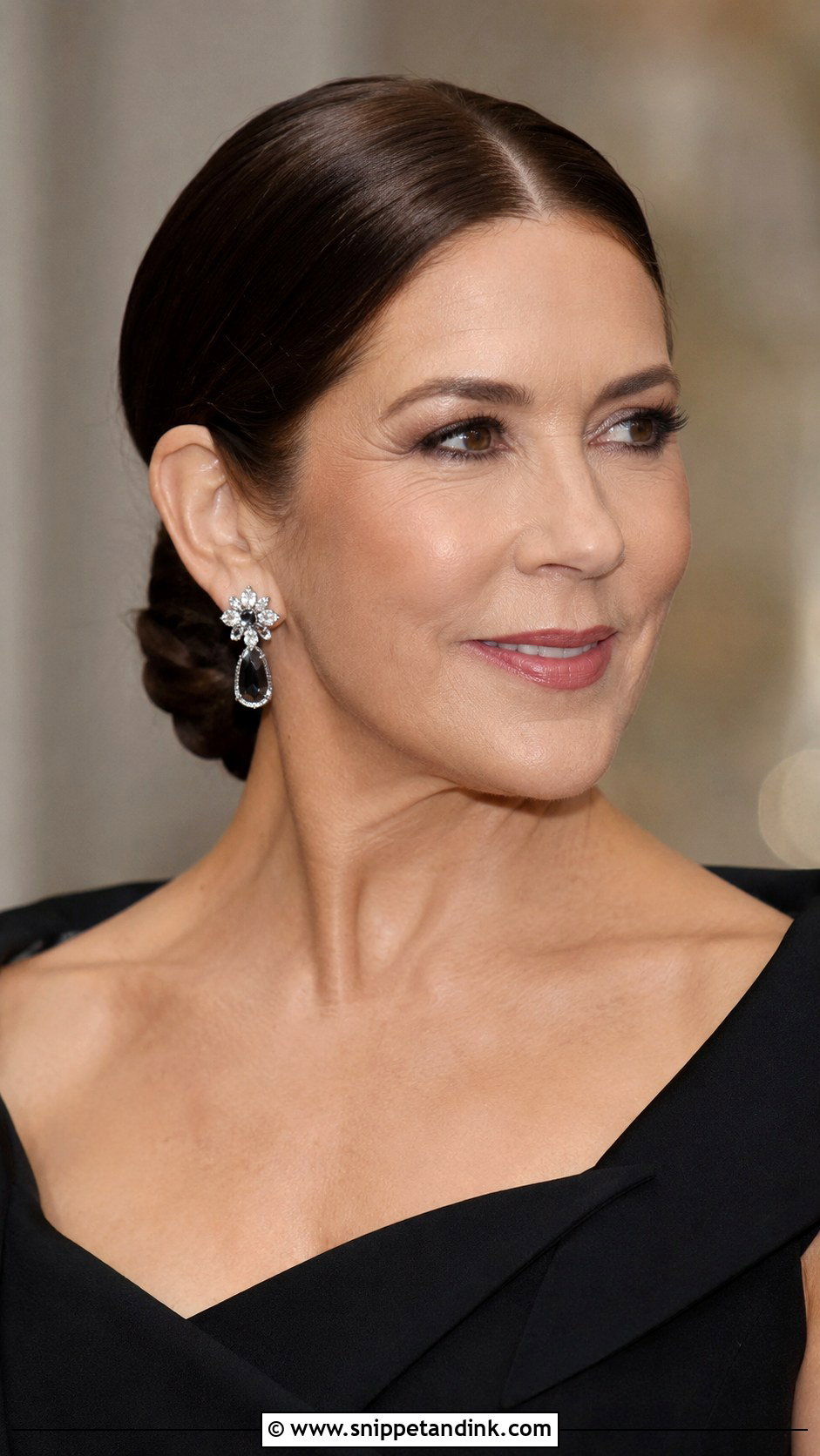 Sleek Low Bun - Snippet and Ink - 20 Wedding Hairstyles for Mother of Groom