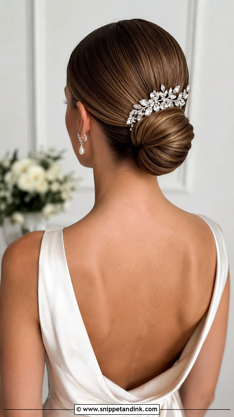 Sleek Low Bun - Snippet and Ink - 25 Hair Styles for Weddings