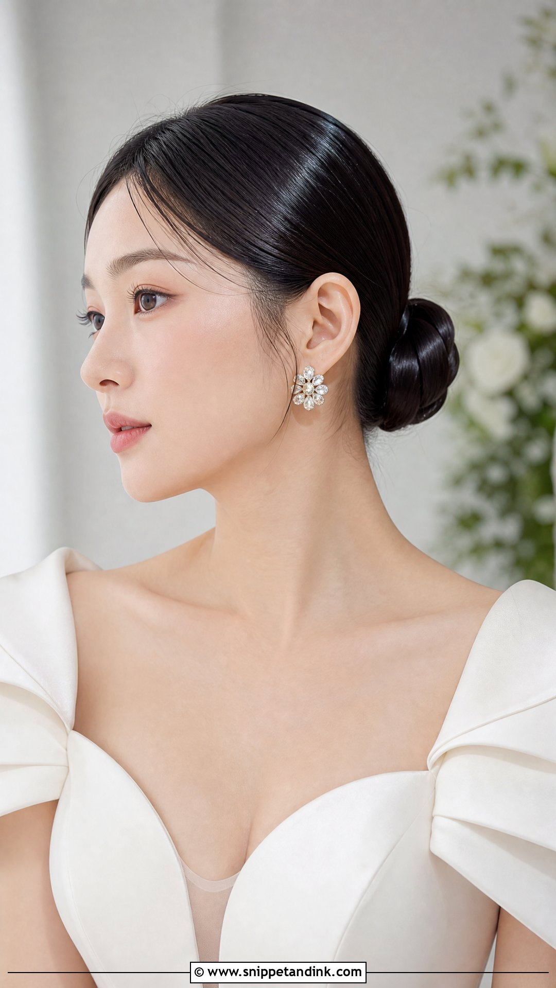Sleek Low Bun - Snippet and Ink - 20 Bridal Hairstyles Tutorial