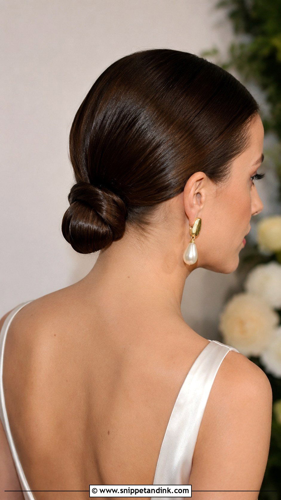 Sleek Low Bun - Snippet and Ink - 30 Hairstyles for Engagement