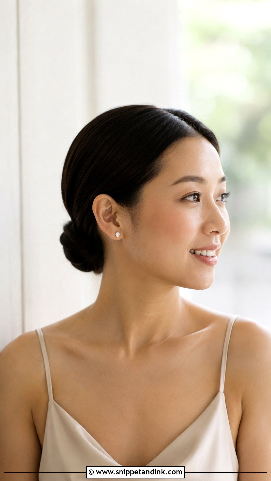 Sleek Low Bun Bridesmaid Updo - Snippet and Ink - 20 Updo Hair Styles for Bridesmaids