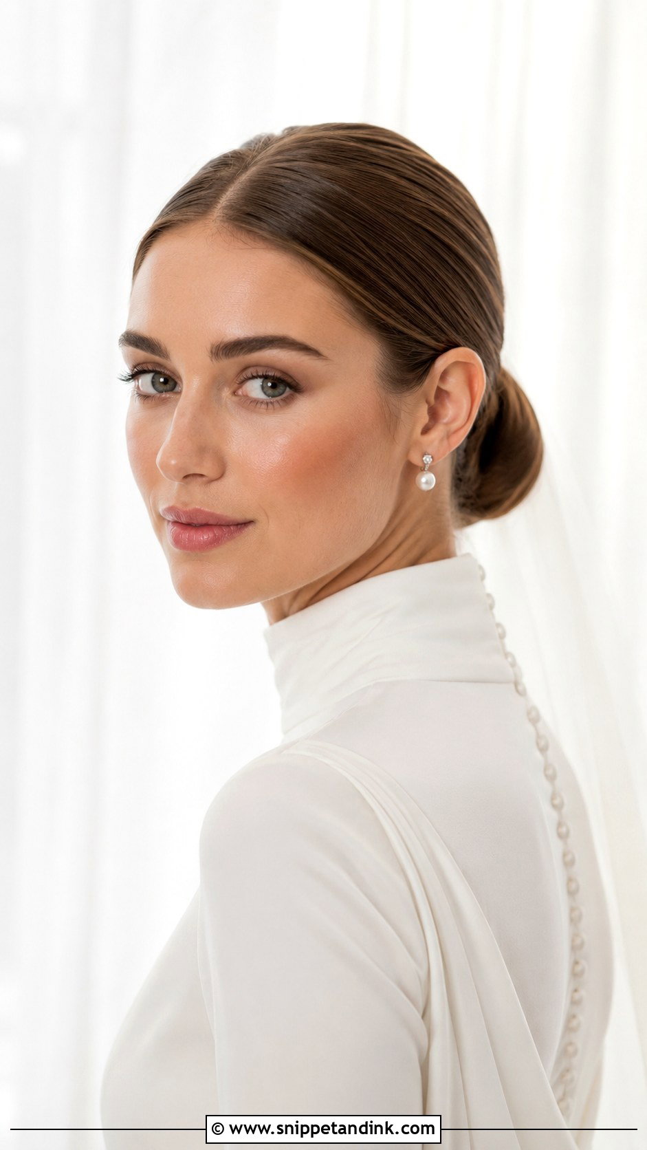 Sleek Low Bun for Brides - Snippet and Ink - 25 2025 Bride Hairstyles
