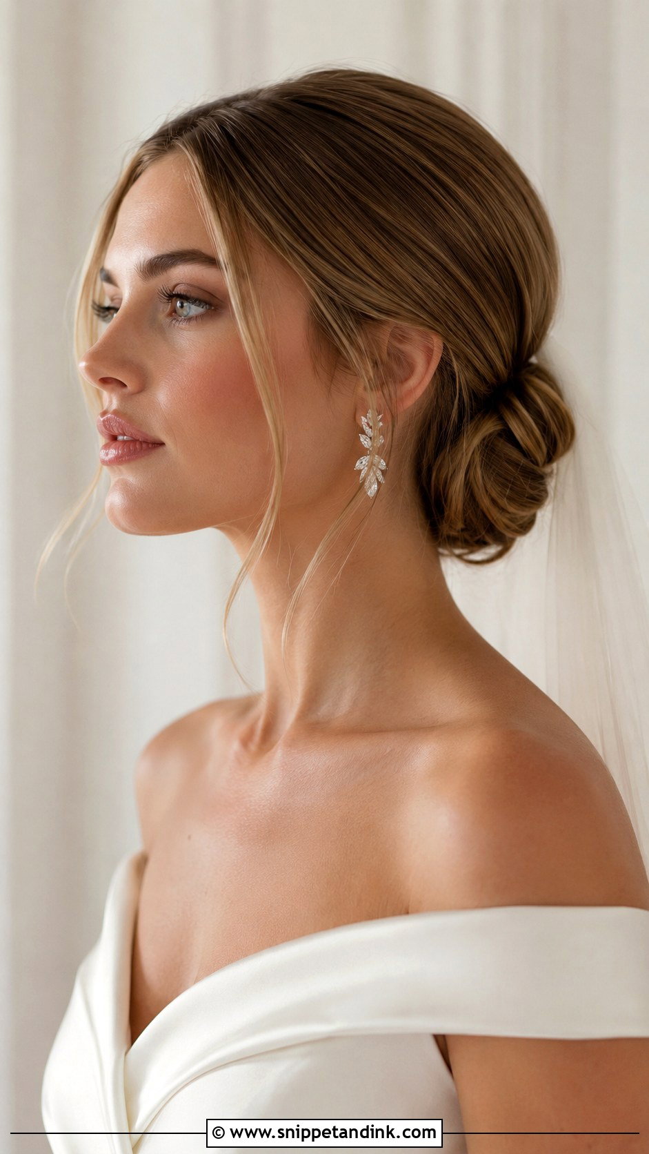 Sleek Low Bun for Brides - Snippet and Ink - 20 Hair for Weddings