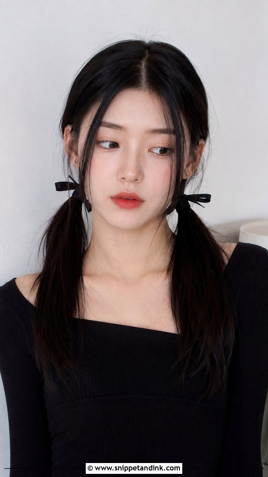 Sleek Low Pigtails - Snippet and Ink - 20 Cute Birthday Hairstyle Ideas