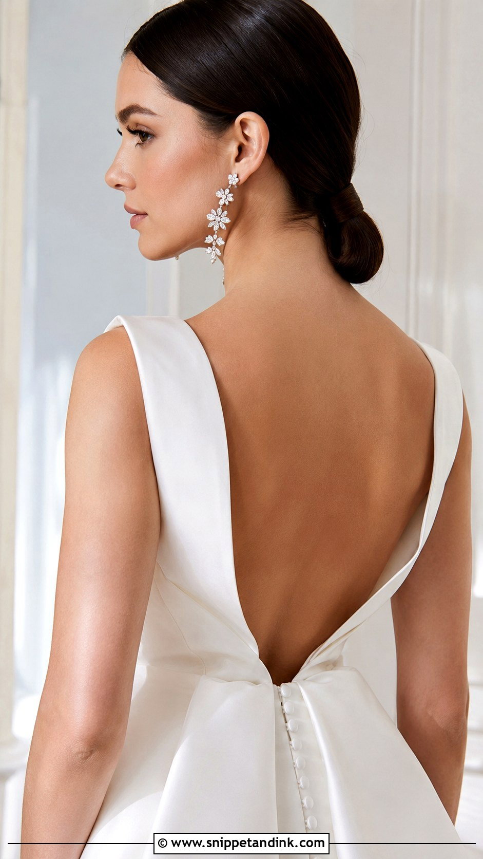Sleek Low Ponytail Updo - Snippet and Ink - 20 Wedding Hair Styles Updo