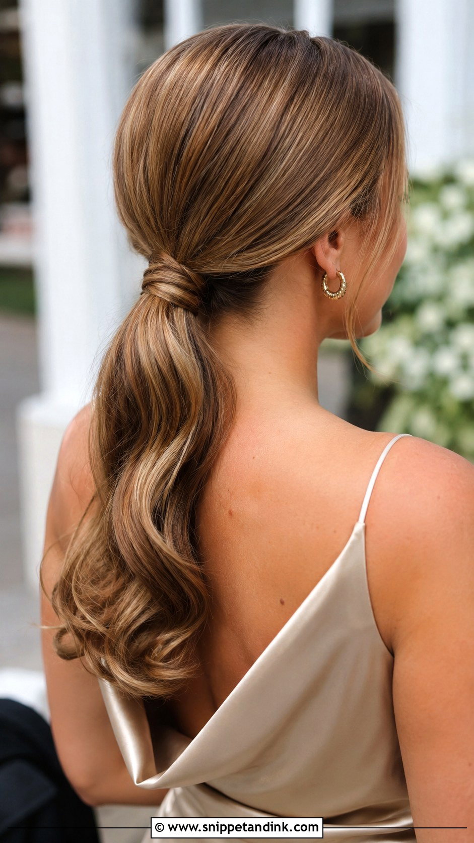 Sleek Low Ponytail Wedding Guest Hairstyle - Snippet and Ink - 20 Hairstyles As a Wedding Guest