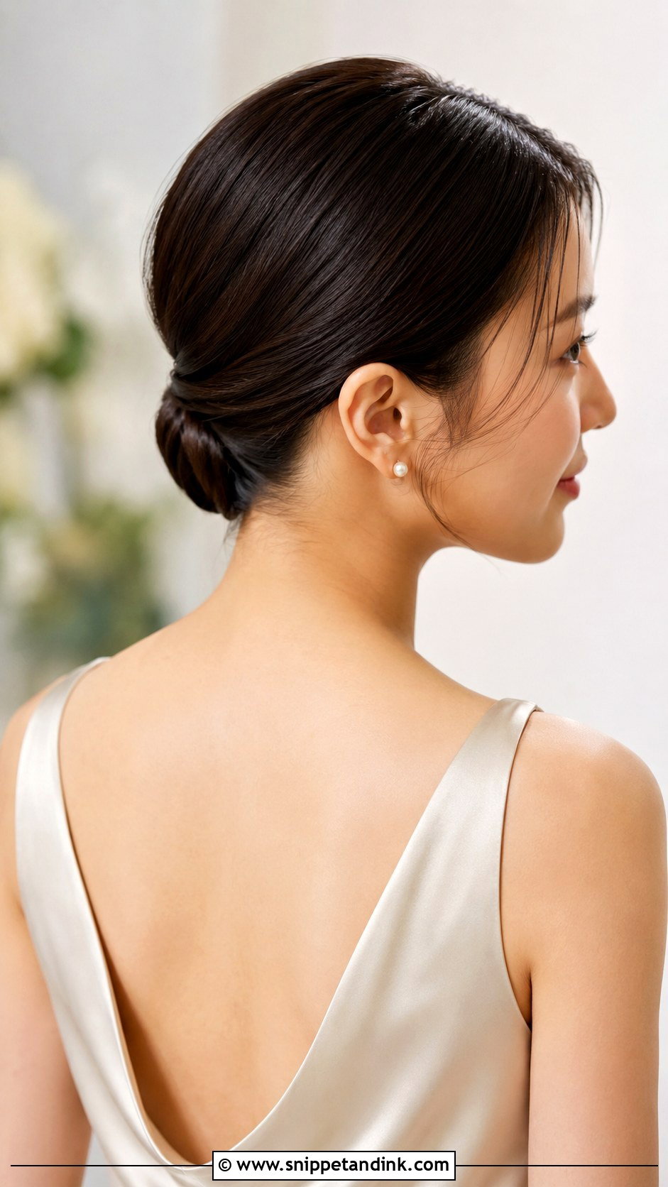 Sleek Low Updo For Short Hair - Snippet and Ink - 20 Bridesmaid Hairstyles Updo Short Hair