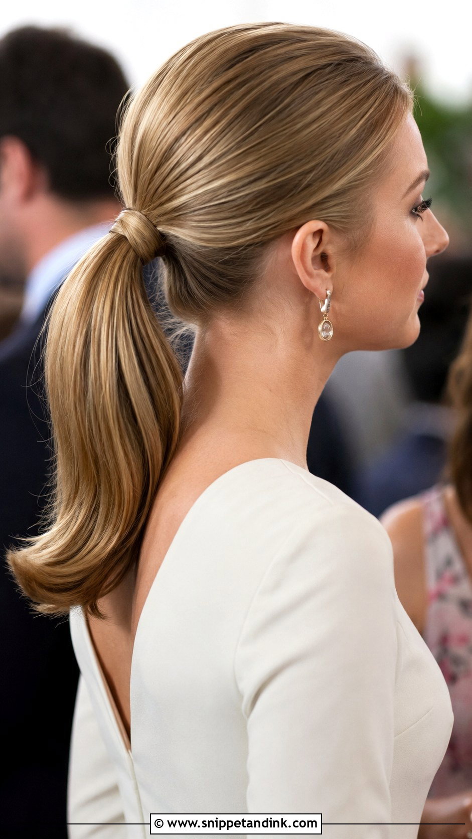 Sleek Ponytail Wedding Guest Hairstyle - Snippet and Ink - 15 Hair Styles for Guest At Wedding