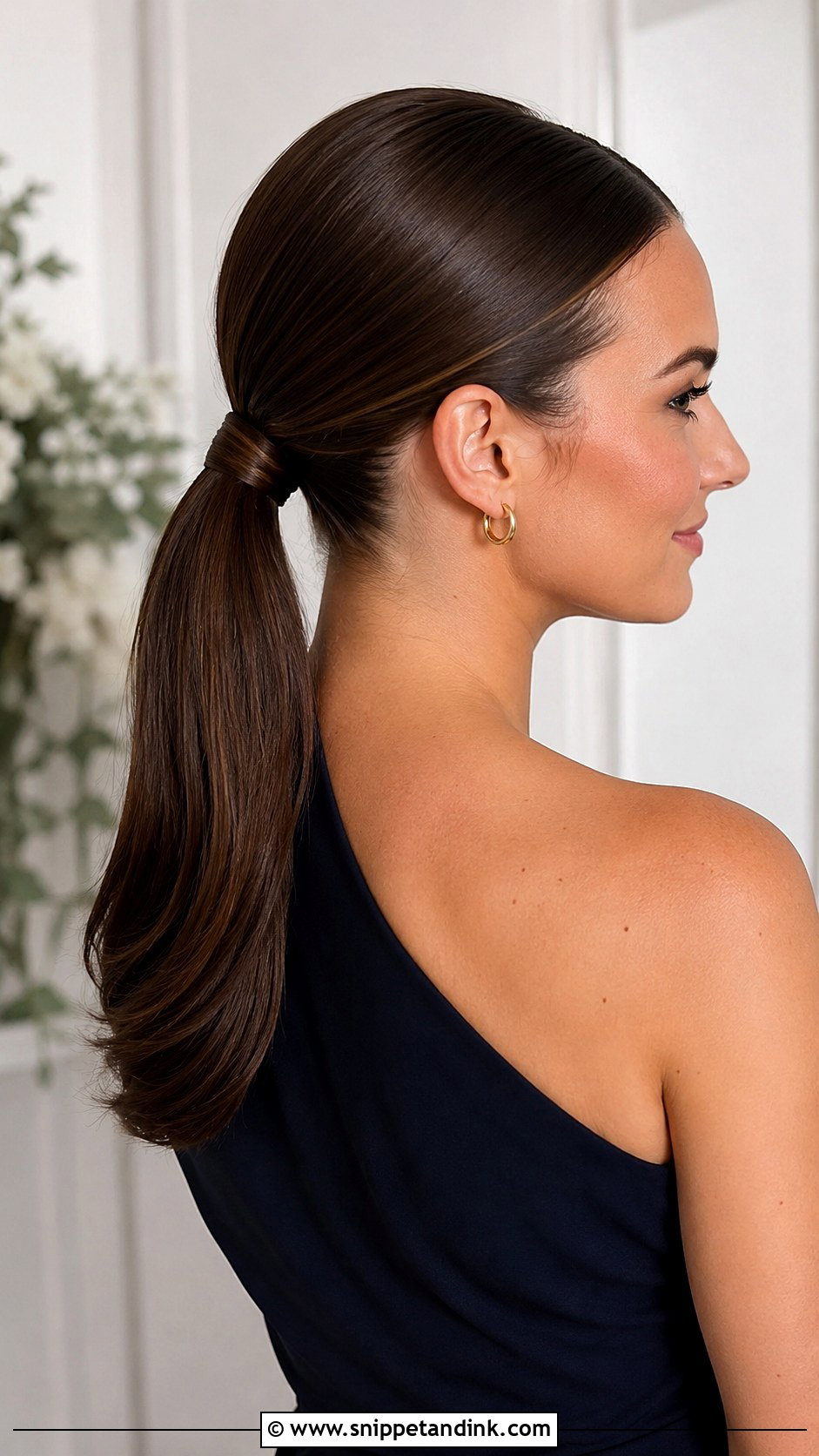 Sleek Ponytail Wedding Guest Hairstyle - Snippet and Ink - 15 Hairstyles As Wedding Guest