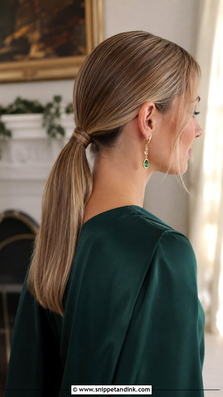 Sleek Ponytail Wedding Guest Hairstyle - Snippet and Ink - 20 Hairstyle for Guest At Wedding Ideas