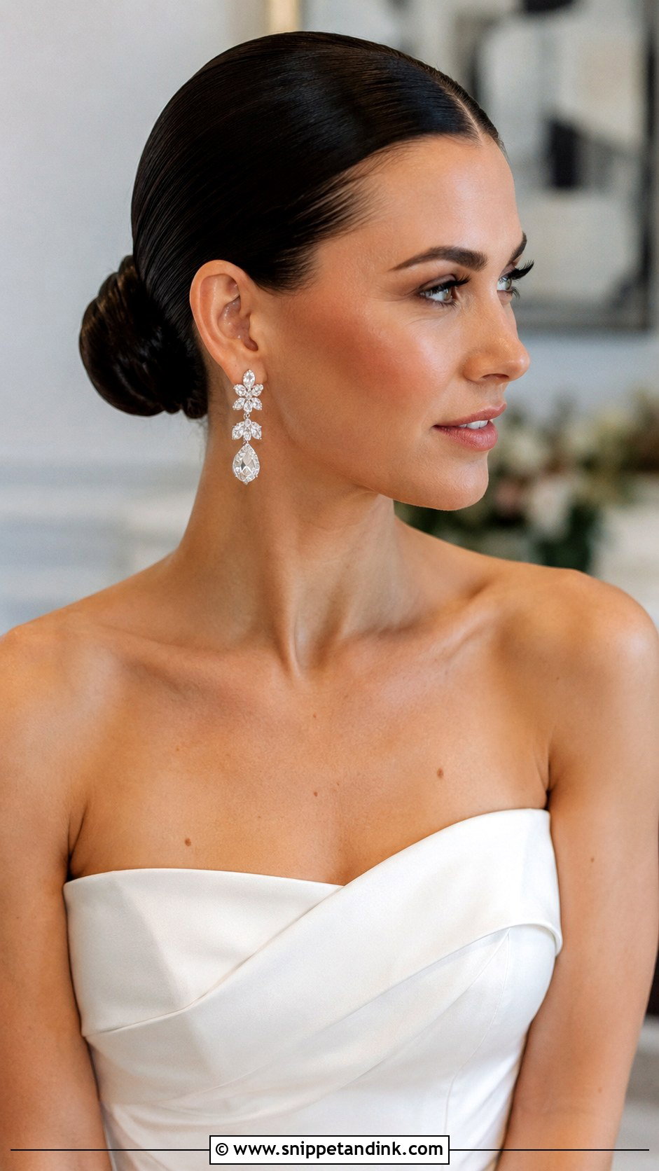 Sleek Slicked Back Updo - Snippet and Ink - 20 Sleek Wedding Hairstyles