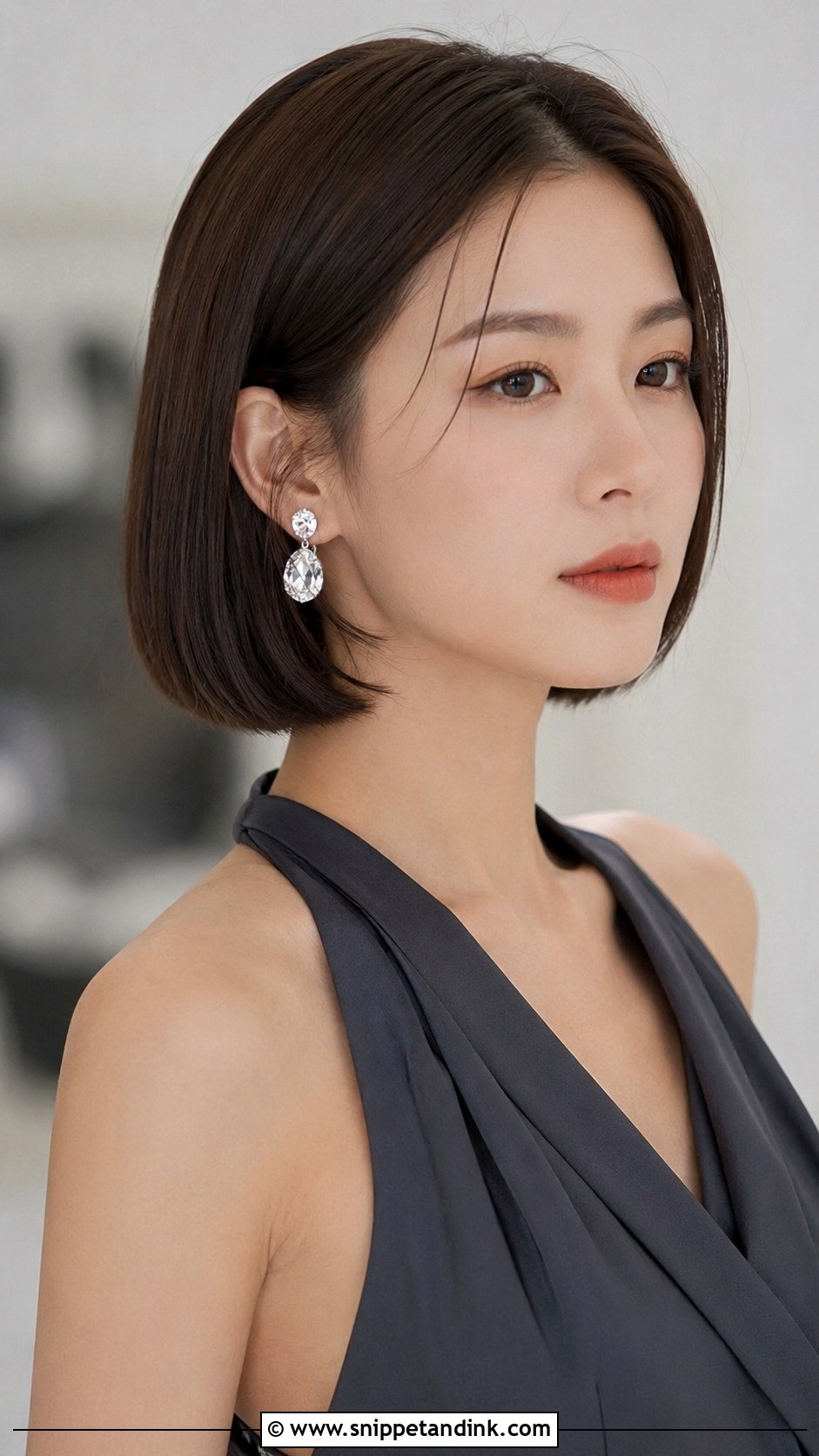Sleek Straight Bob - Snippet and Ink - 25 Mother of the Bride Hairdos