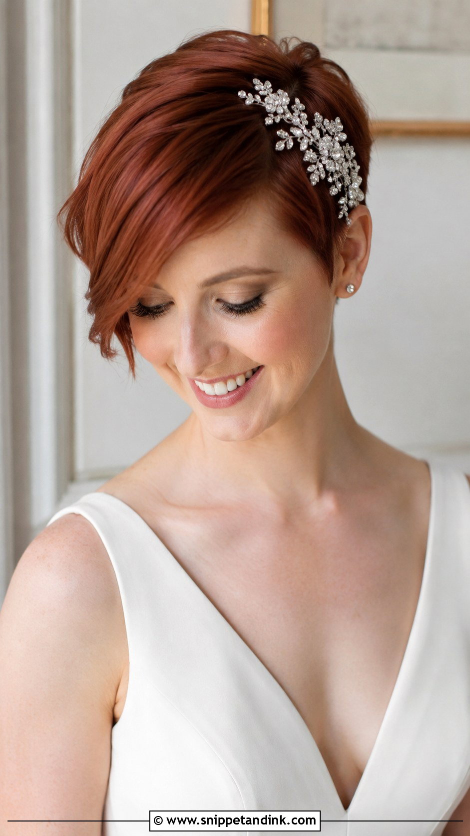 Sleek Straight Bob With Blunt Bangs - Snippet and Ink - 25 Edgy Wedding Hairstyles