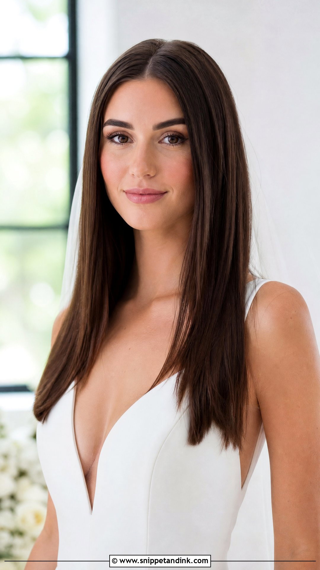 Sleek Straight Hair Down - Snippet and Ink - 20 Hair Styles for Marriage