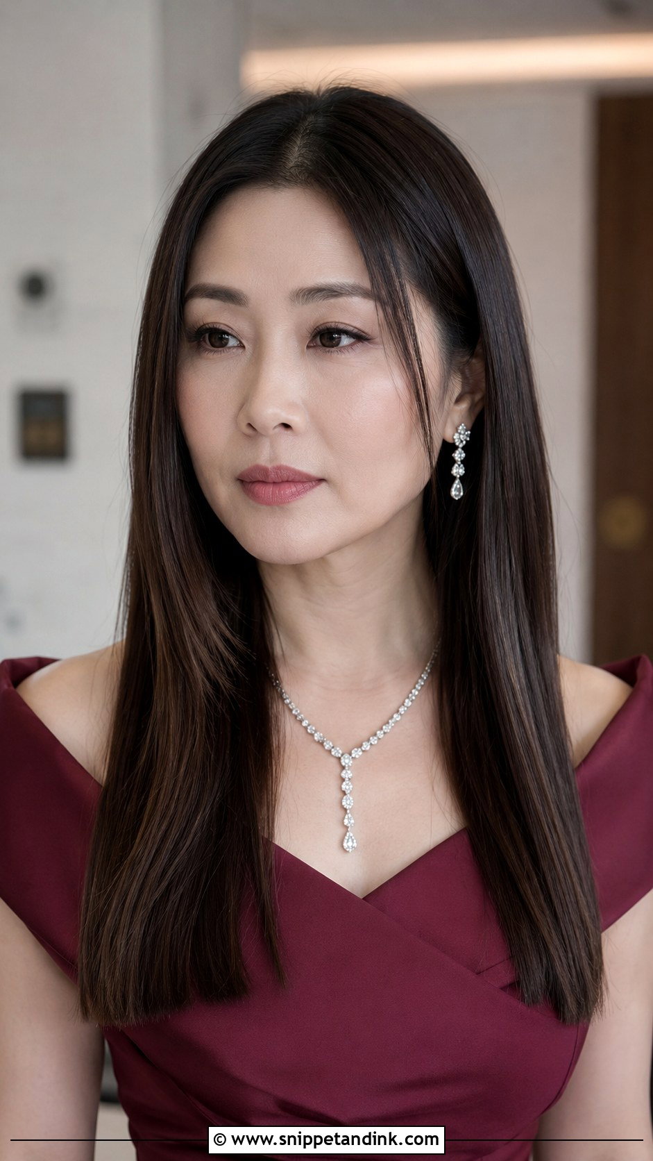 Sleek Straight Hair for Mother of the Bride - Snippet and Ink - 20 Hair Styles for Mother of the Bride