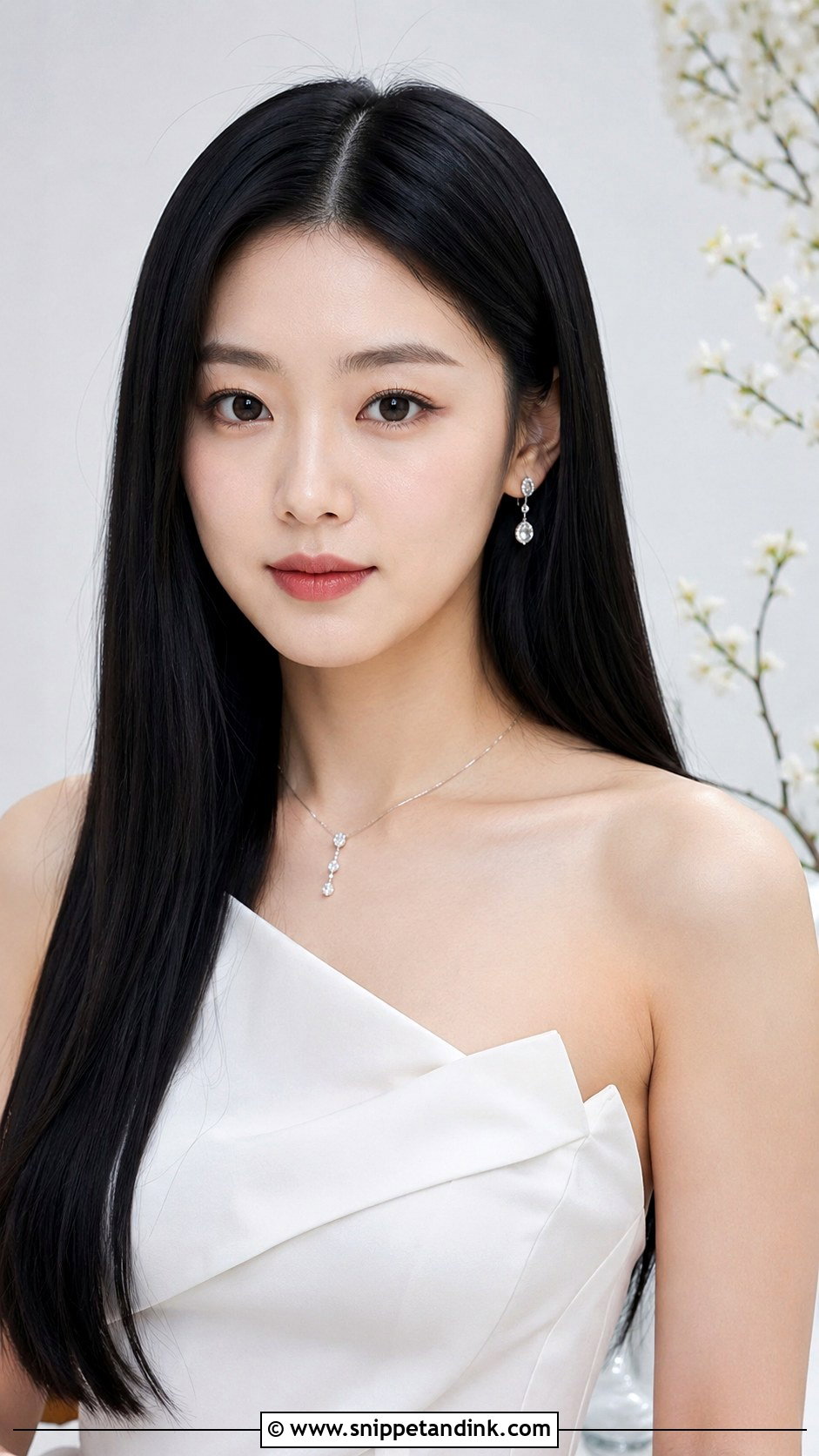 Sleek Straight Hair for Wedding Party - Snippet and Ink - 25 Hairstyles for Wedding Party