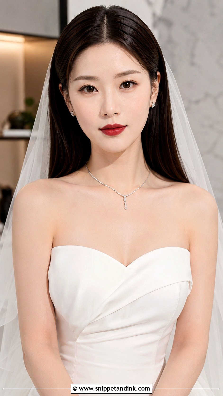 Sleek Straight Lace Front Wig - Snippet and Ink - 20 Wedding Wig Hairstyles