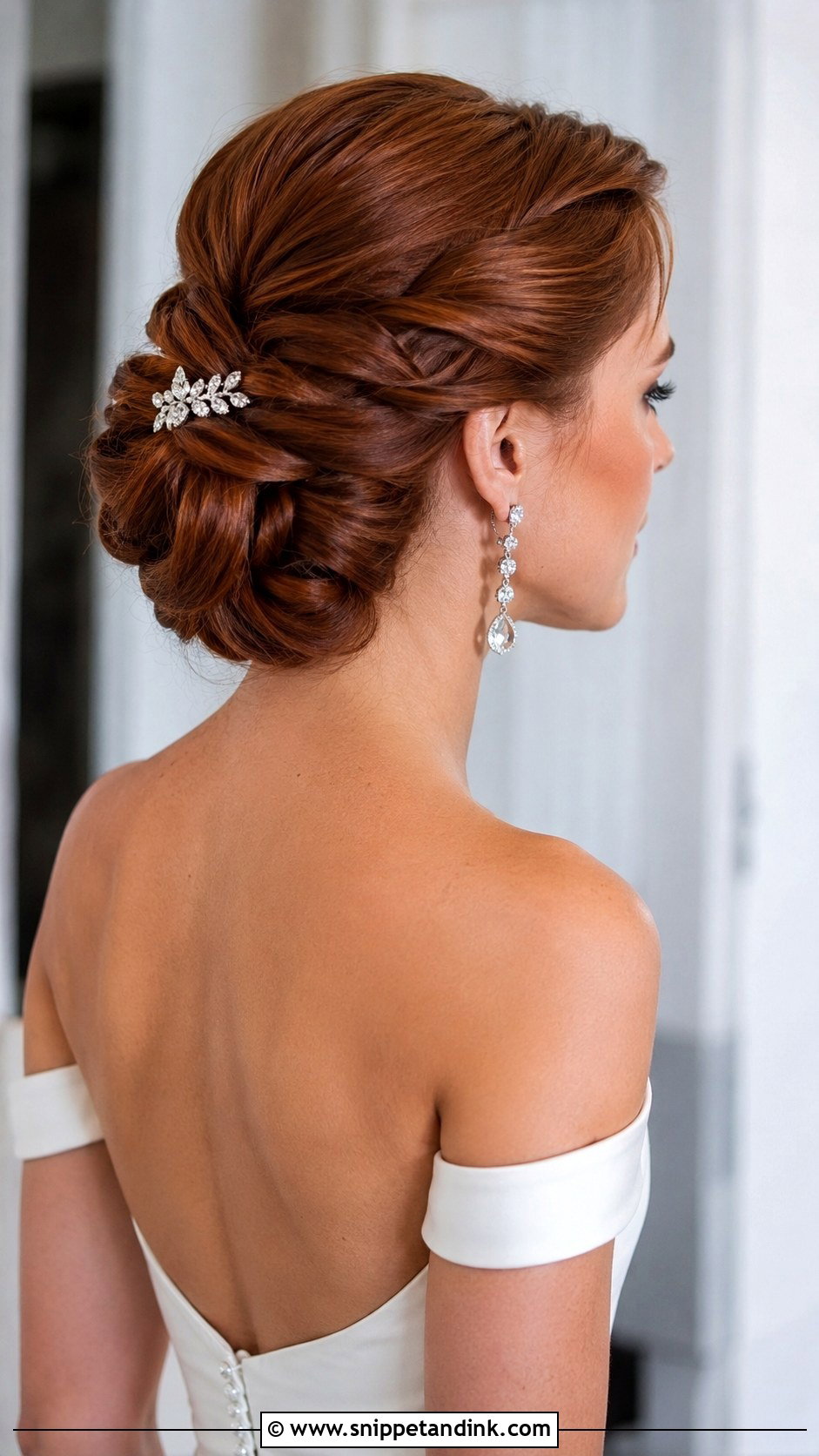 Sleek Twisted Updo - Snippet and Ink - 20 Sleek Wedding Hairstyles