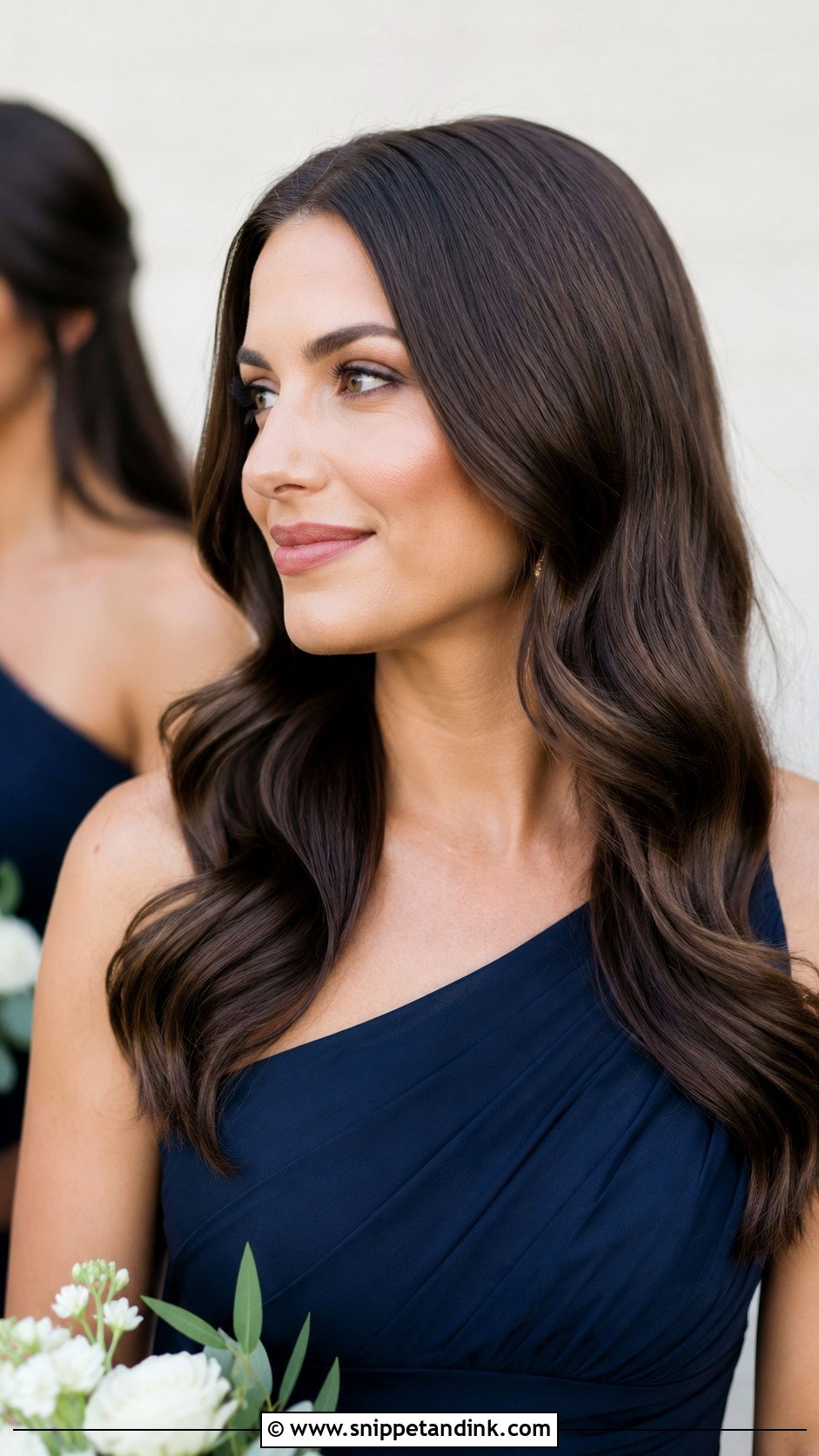 Sleek Waves Bridesmaid Hair Down - Snippet and Ink - 20 Down Hairstyles Wedding Bridesmaid
