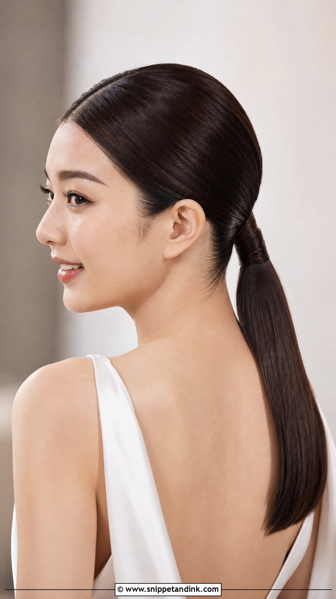 Sleek Wedding Ponytail - Snippet and Ink - 20 Tail Wedding Hairstyles