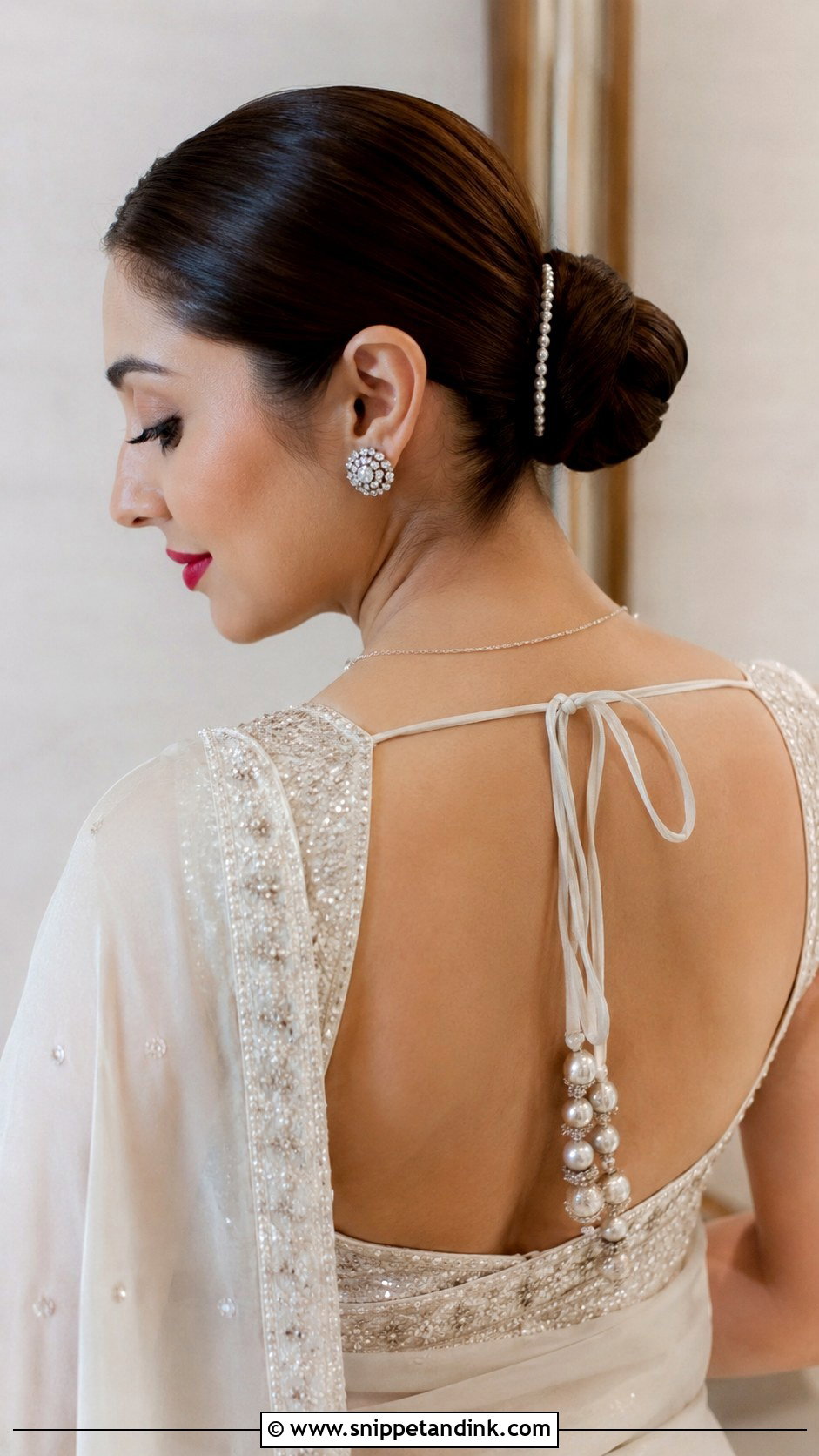 Sleek Wrapped Bun Joda - Snippet and Ink - 20 Joda Hair Styles for Wedding