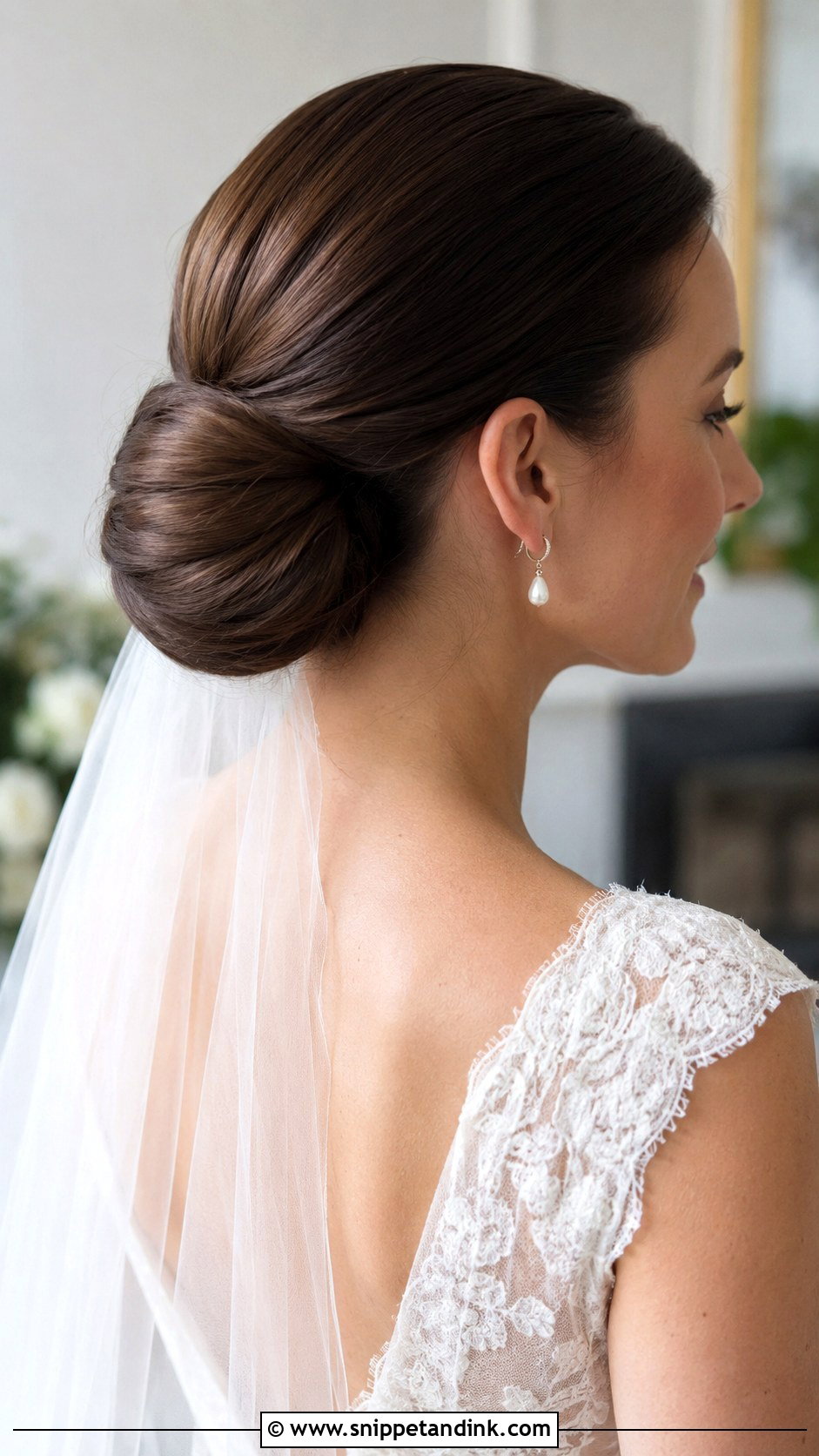 Slick Back Chignon For Wedding - Snippet and Ink - 15 Slick Back Hairstyles for Wedding