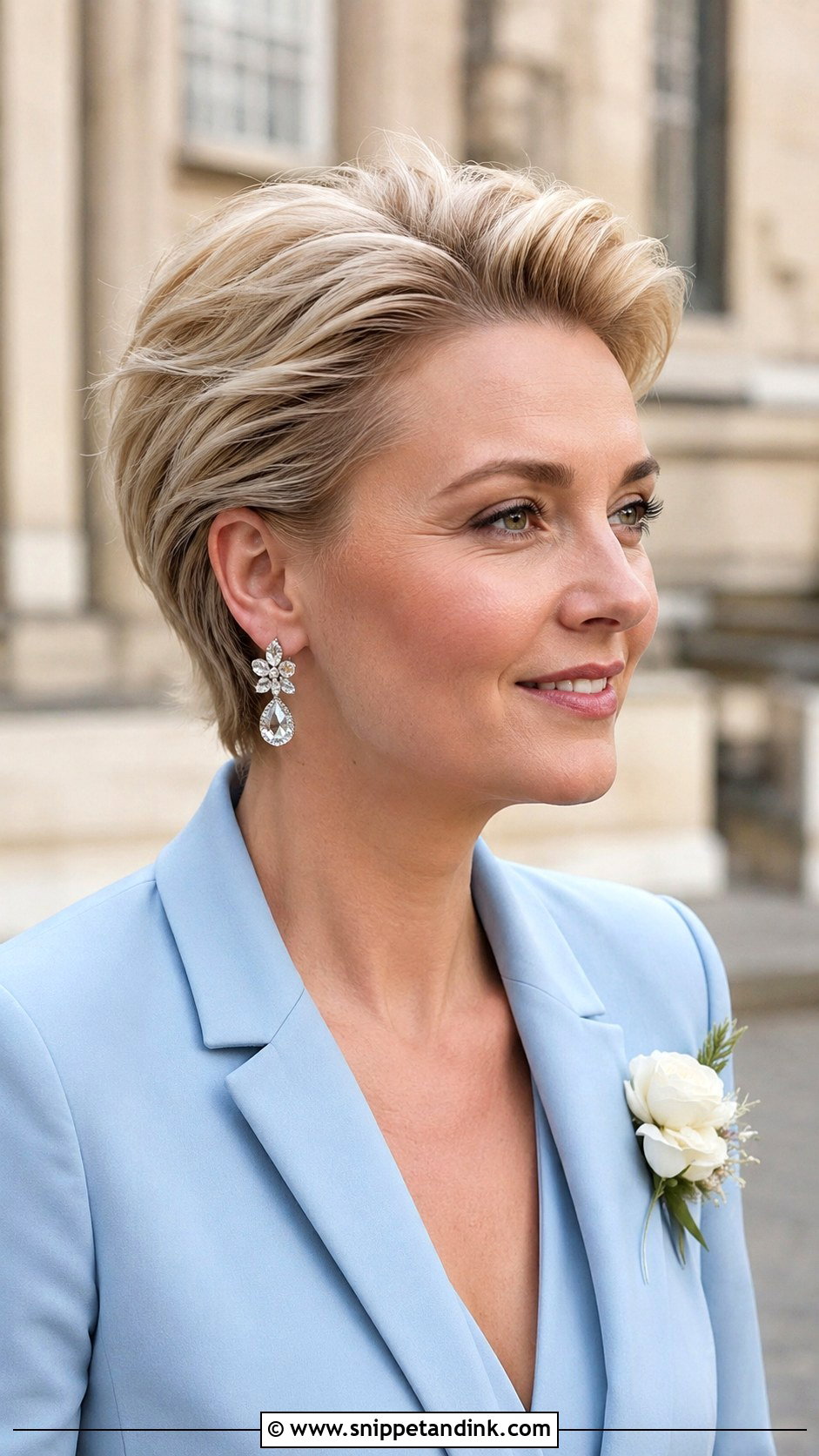 Slick Back Short Hair For Wedding Guest - Snippet and Ink - 15 Slick Back Wedding Guest Hair Ideas