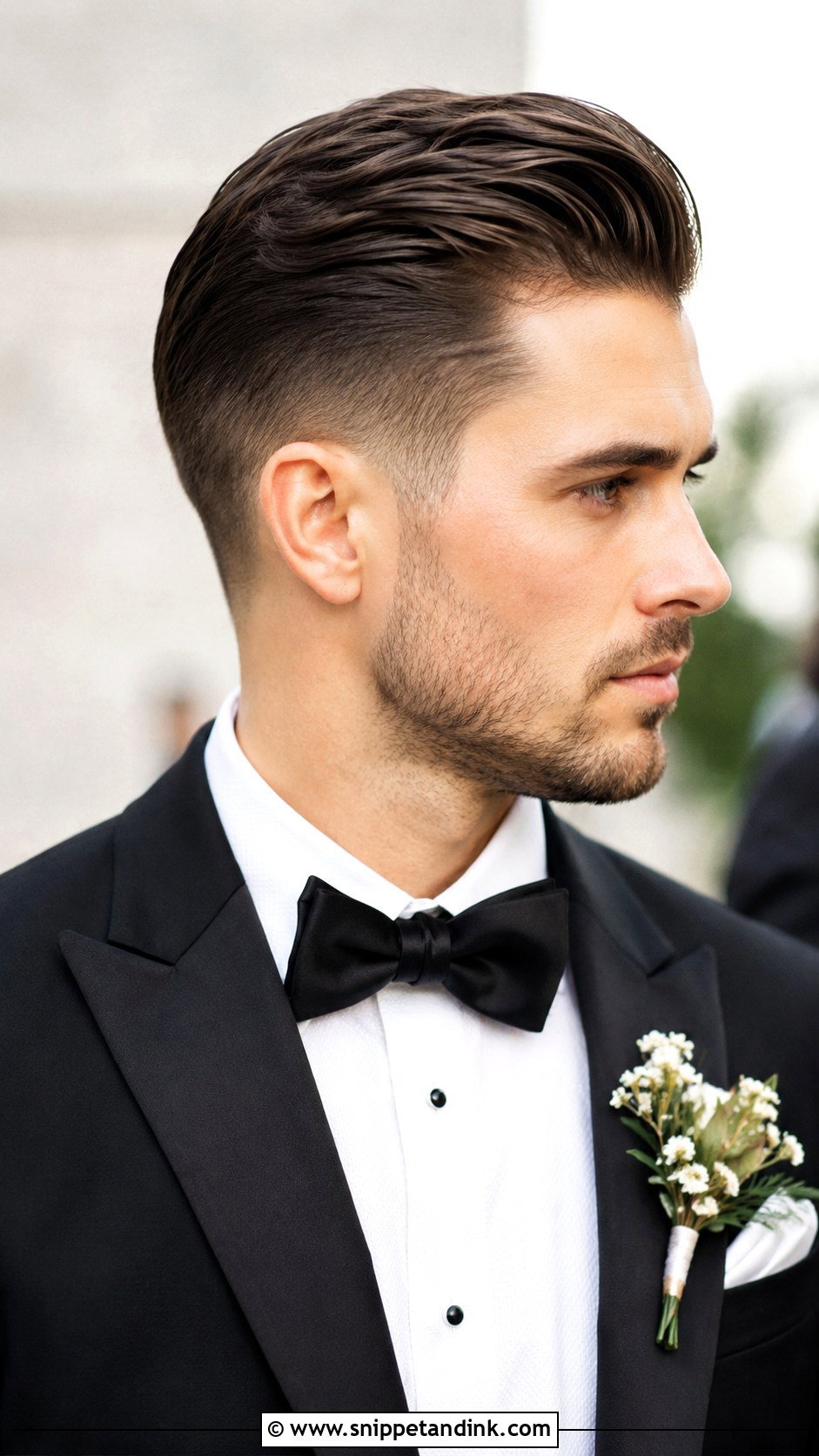 Slick Back Undercut - Snippet and Ink - 20 Mens Wedding Hairstyles